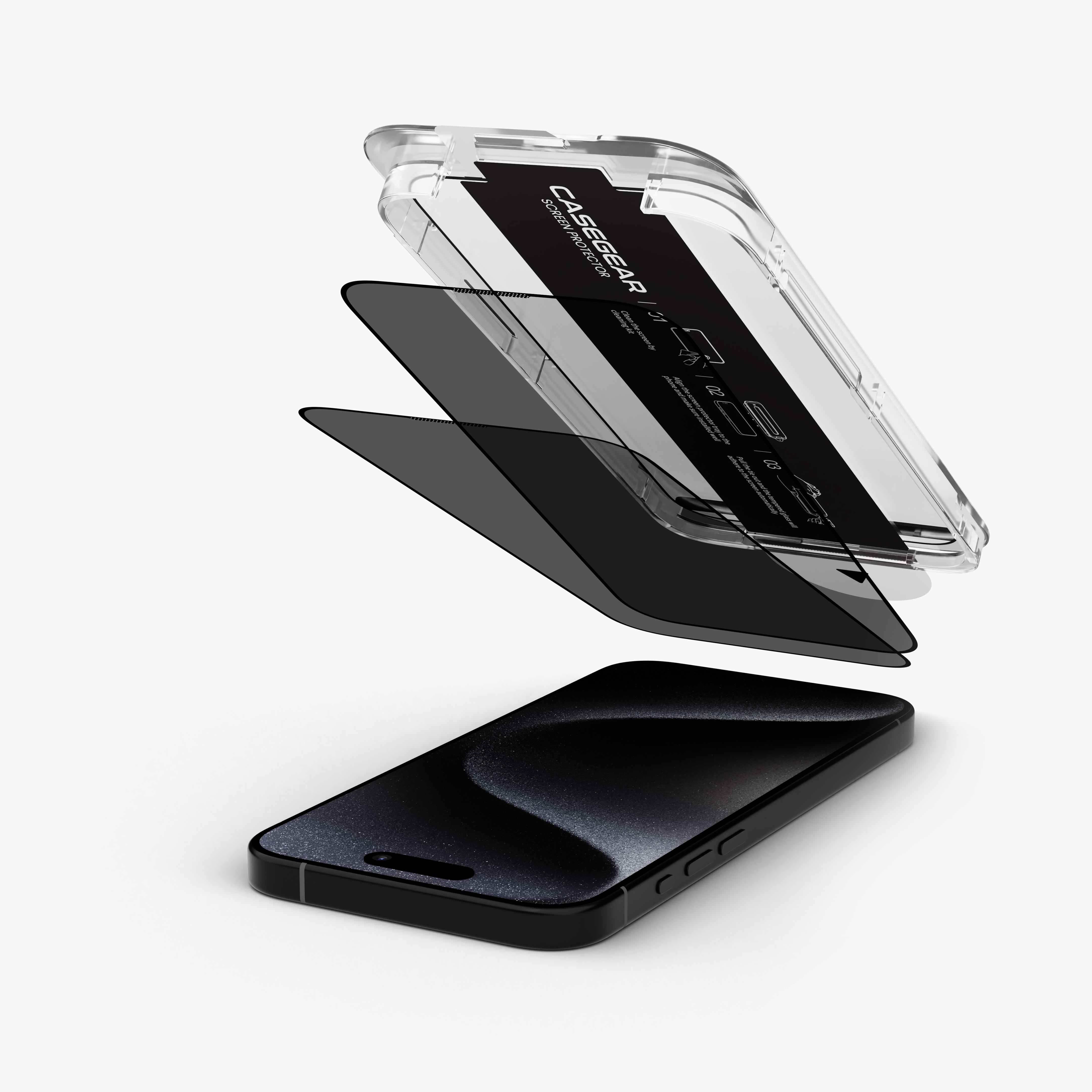 Impact Pro (Privacy) Screen Protector For iPhone 15 Pro Max