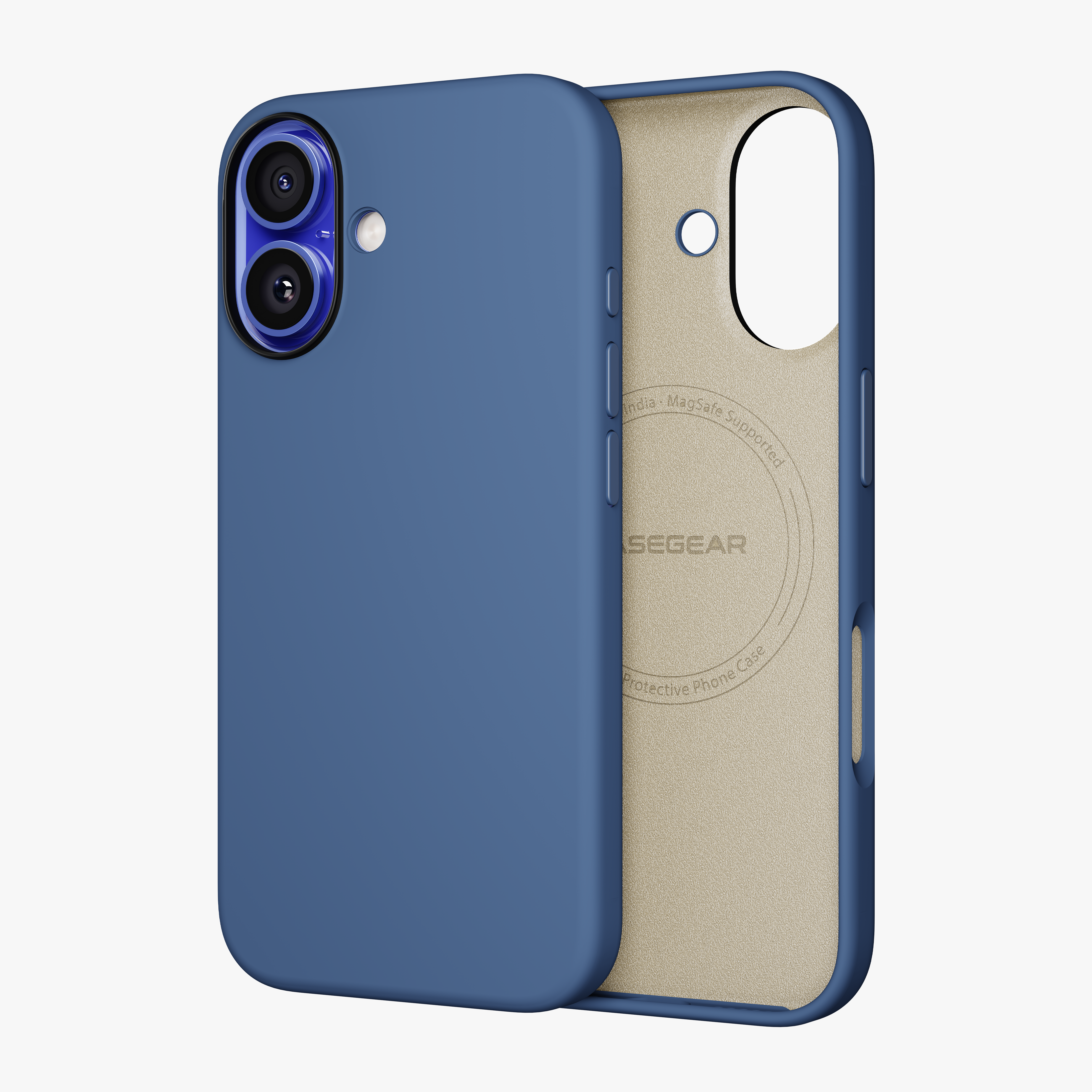 Silicone Snap Fit Case Cover For iPhone 16