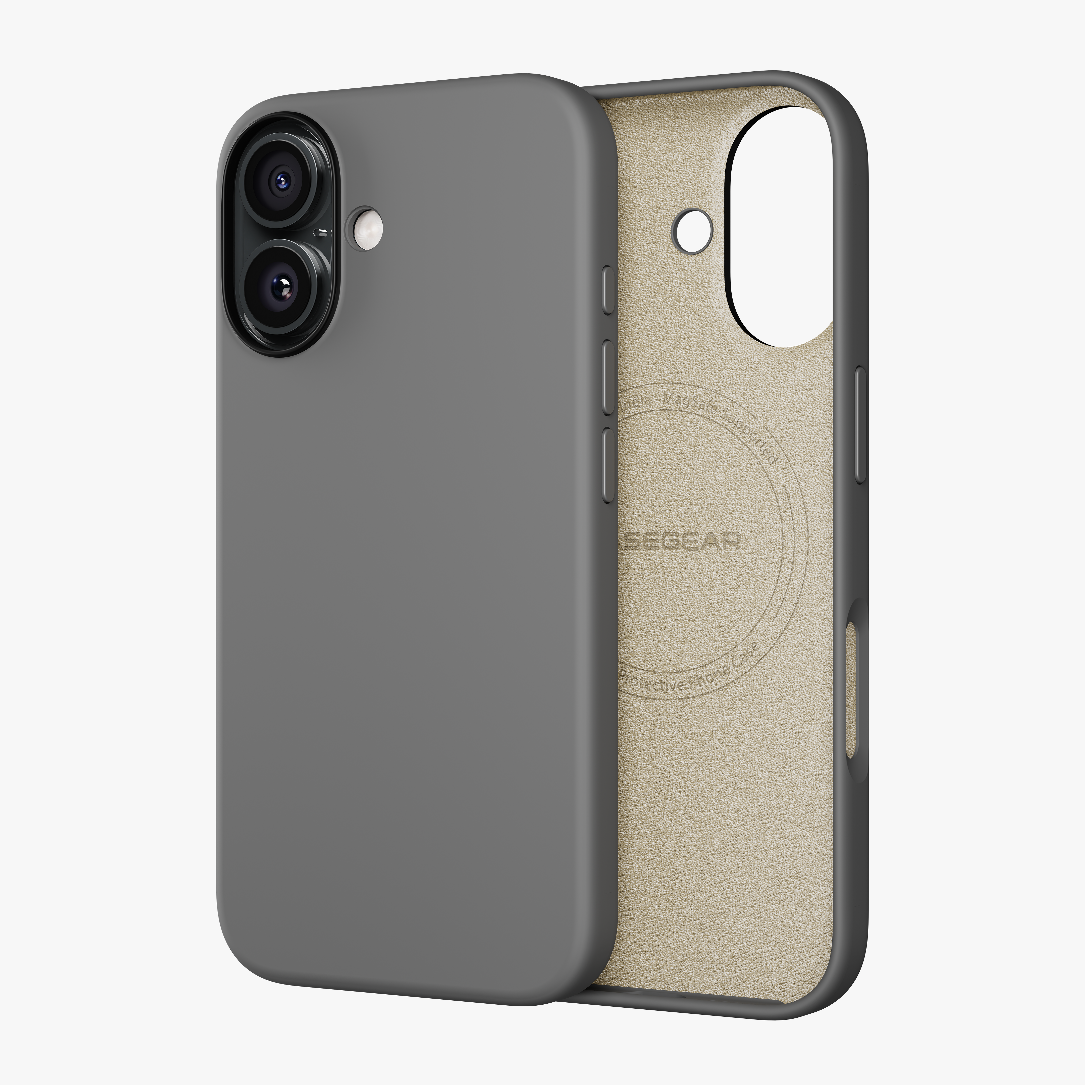 Silicone Snap Fit Case Cover For iPhone 16