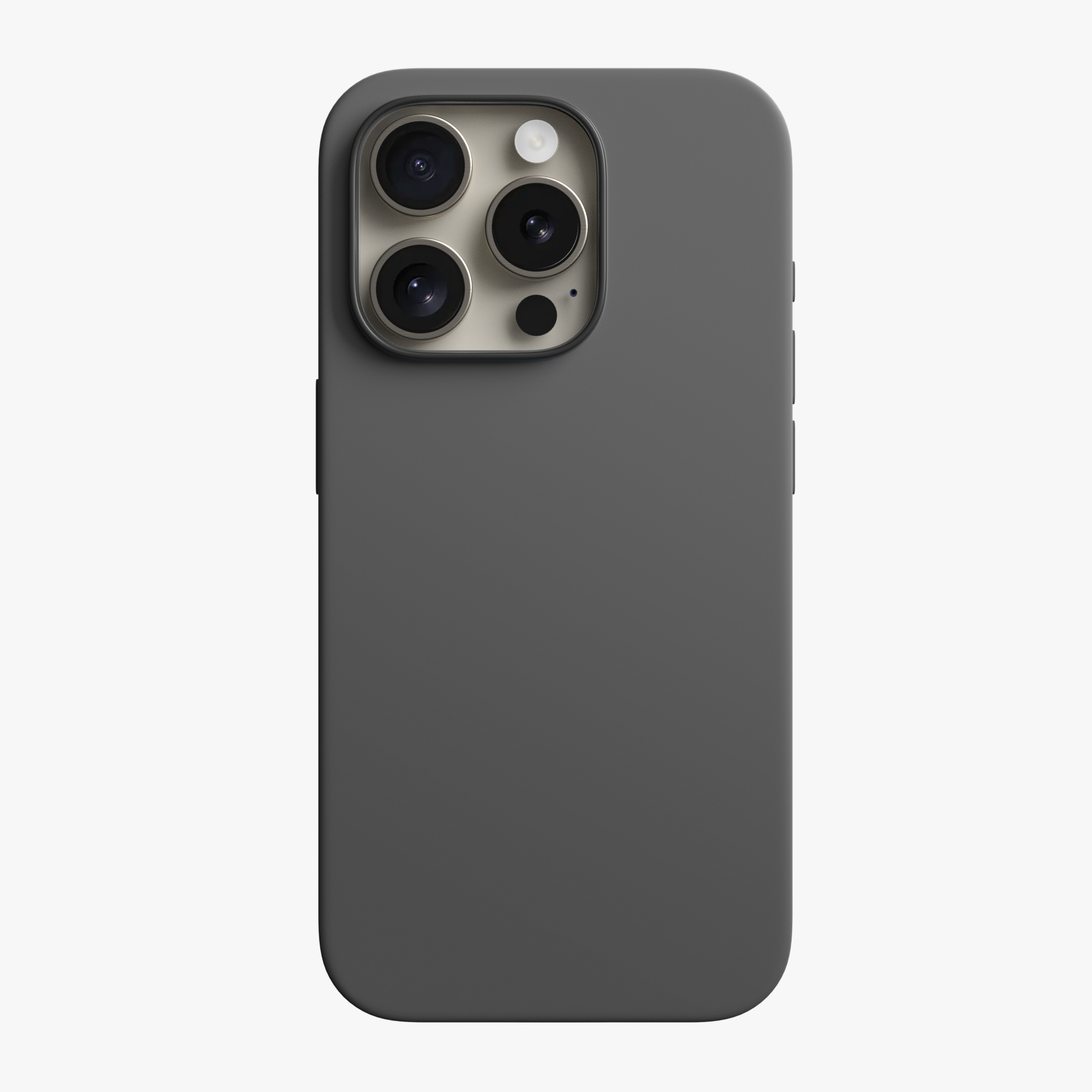 Silicone Snap Fit Case Cover For iPhone 15 Pro