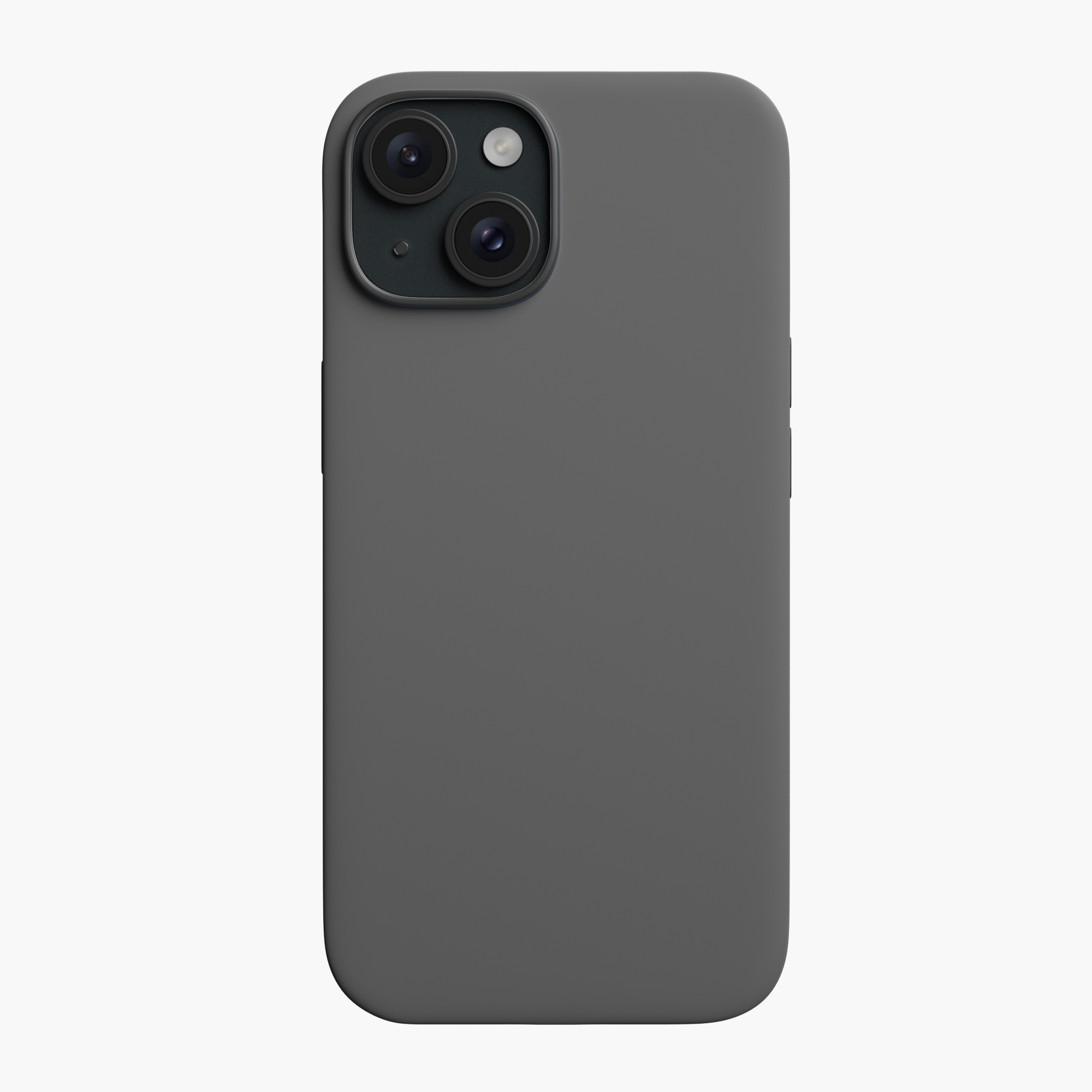 Silicone Snap Fit Case Cover For iPhone 15 Plus