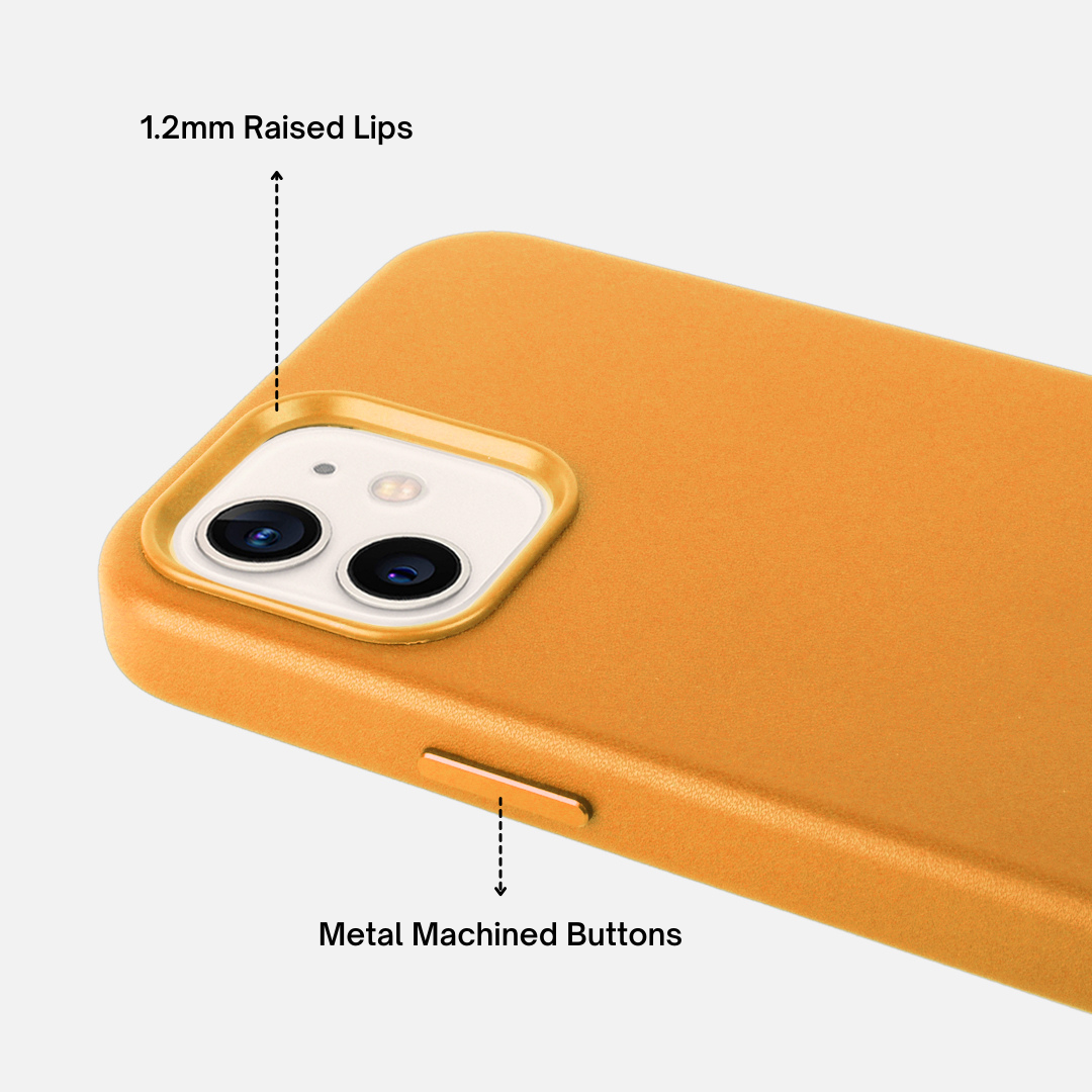 Vegan Leather Case For iPhone 12