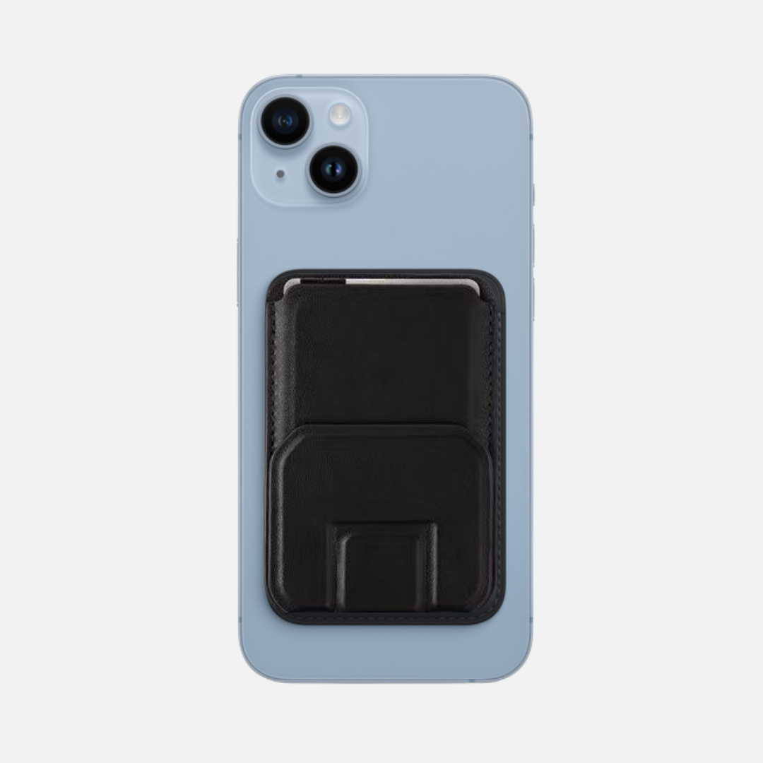 iPhone Leather Wallet with Adjustable Stand