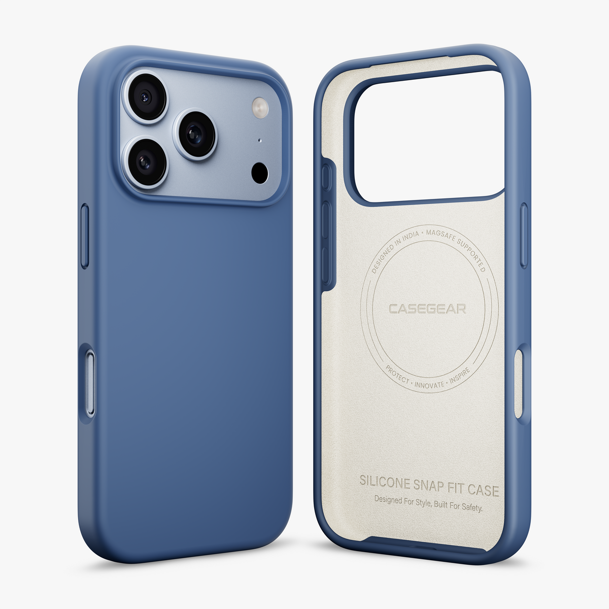 Silicone Snap Fit Case Cover For iPhone 18 Pro
