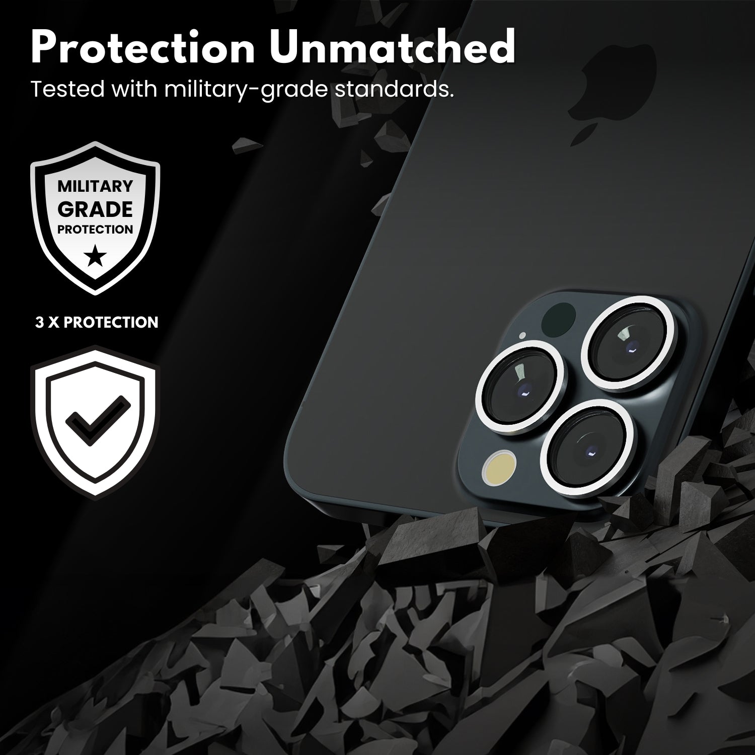 Clear Pro Lens Protector For iPhone 15 Pro Max