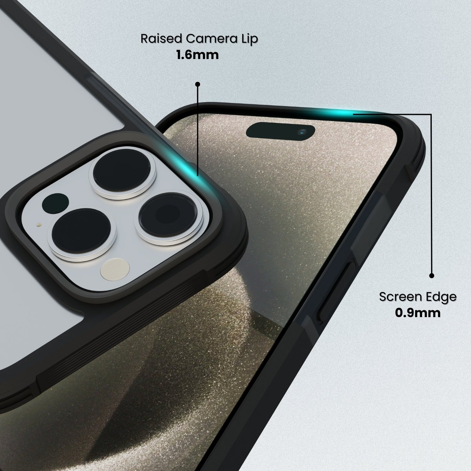 Grip Armour Case Cover For iPhone 15 Pro Max