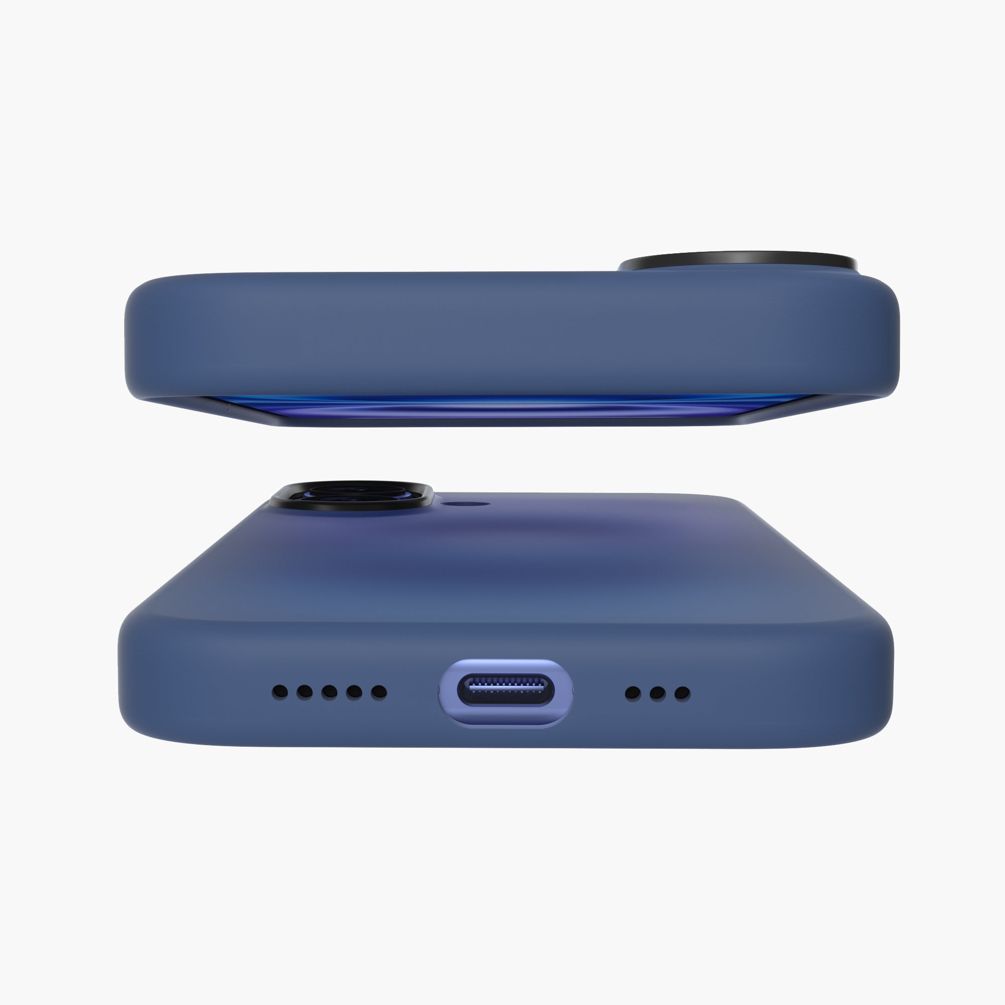 Silicone Snap Fit Case Cover For iPhone 16 Plus