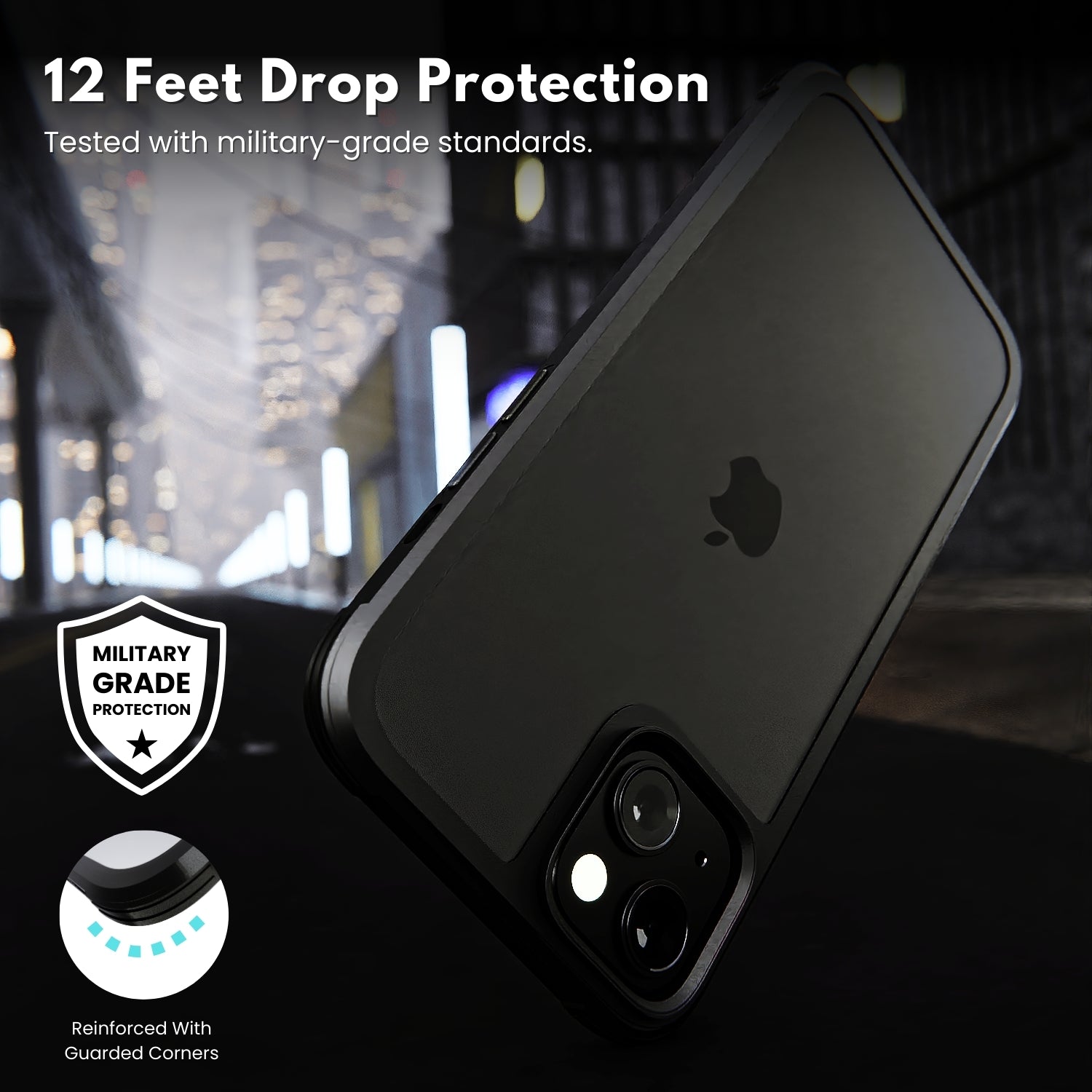 Grip Armour Case Cover For iPhone 15 Plus