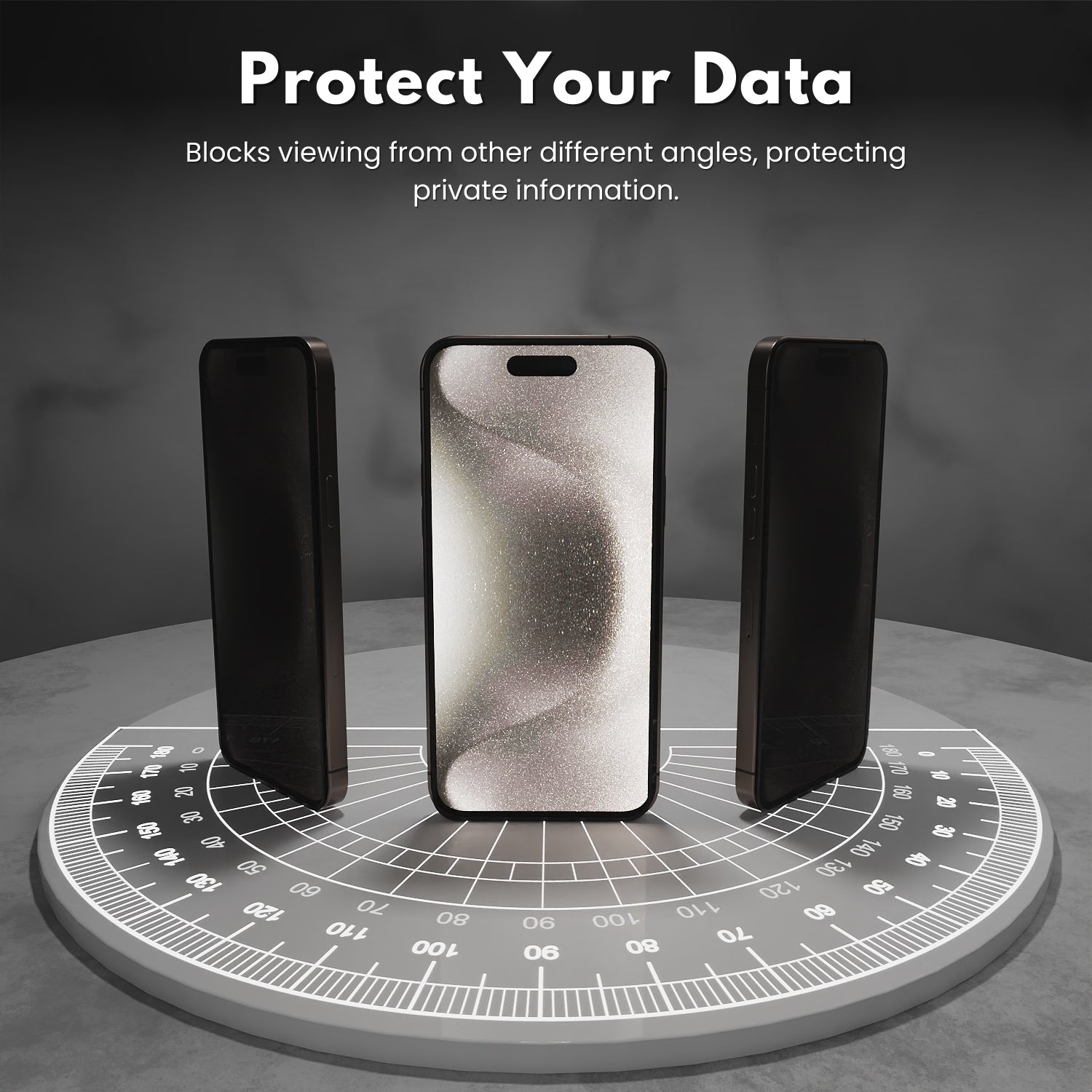 Impact Pro (Privacy) Screen Protector For iPhone 15 Pro Max