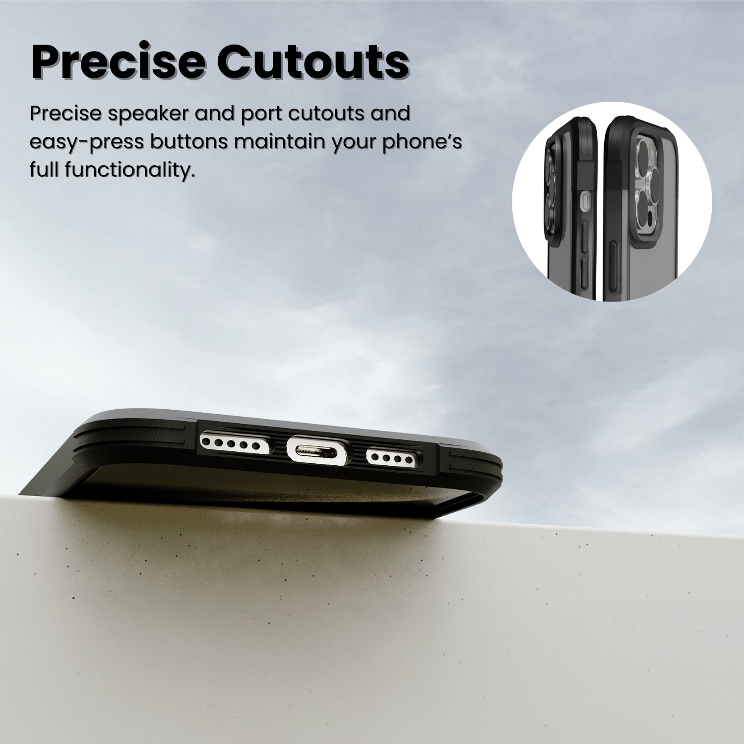 Grip Armour Case Cover For iPhone 15 Pro Max