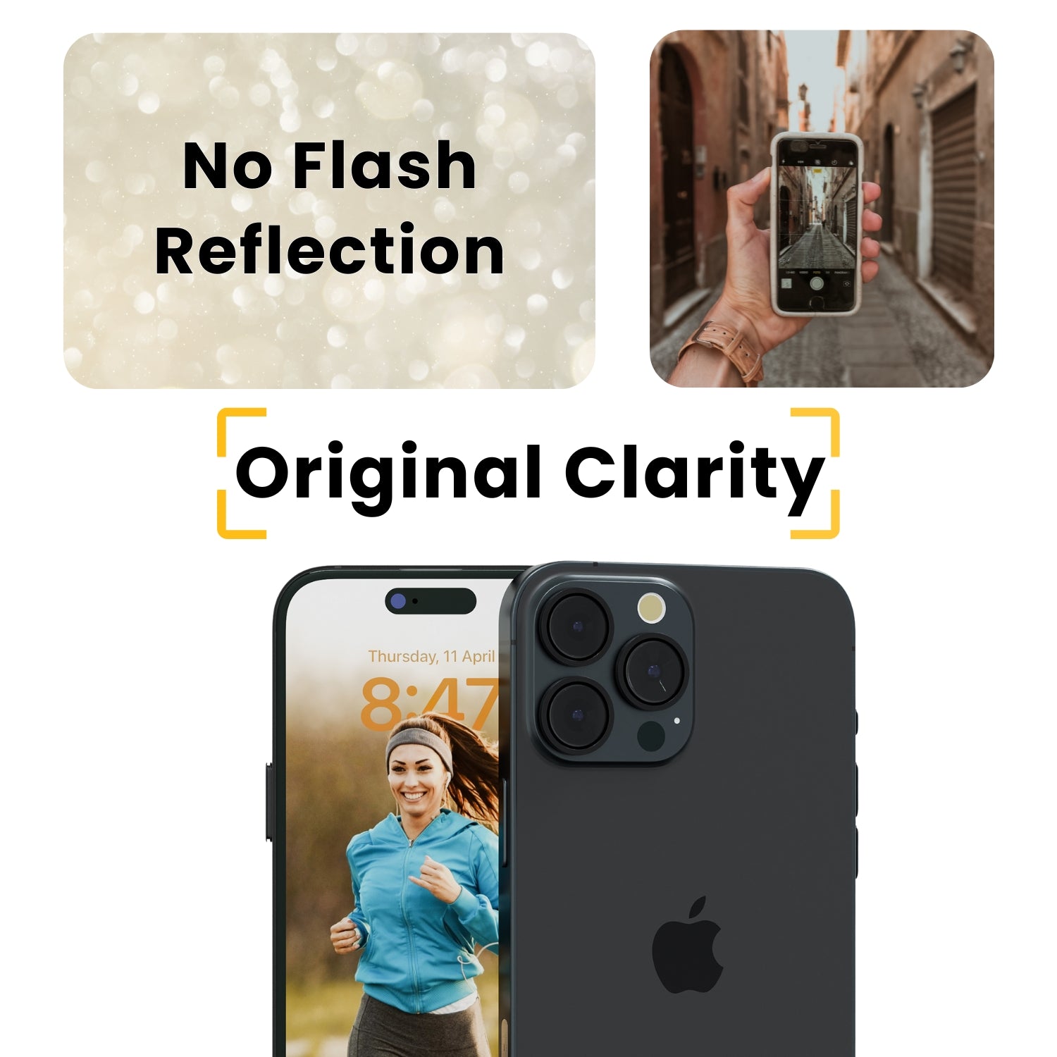 Clear Pro Lens Protector For iPhone 15 Pro Max