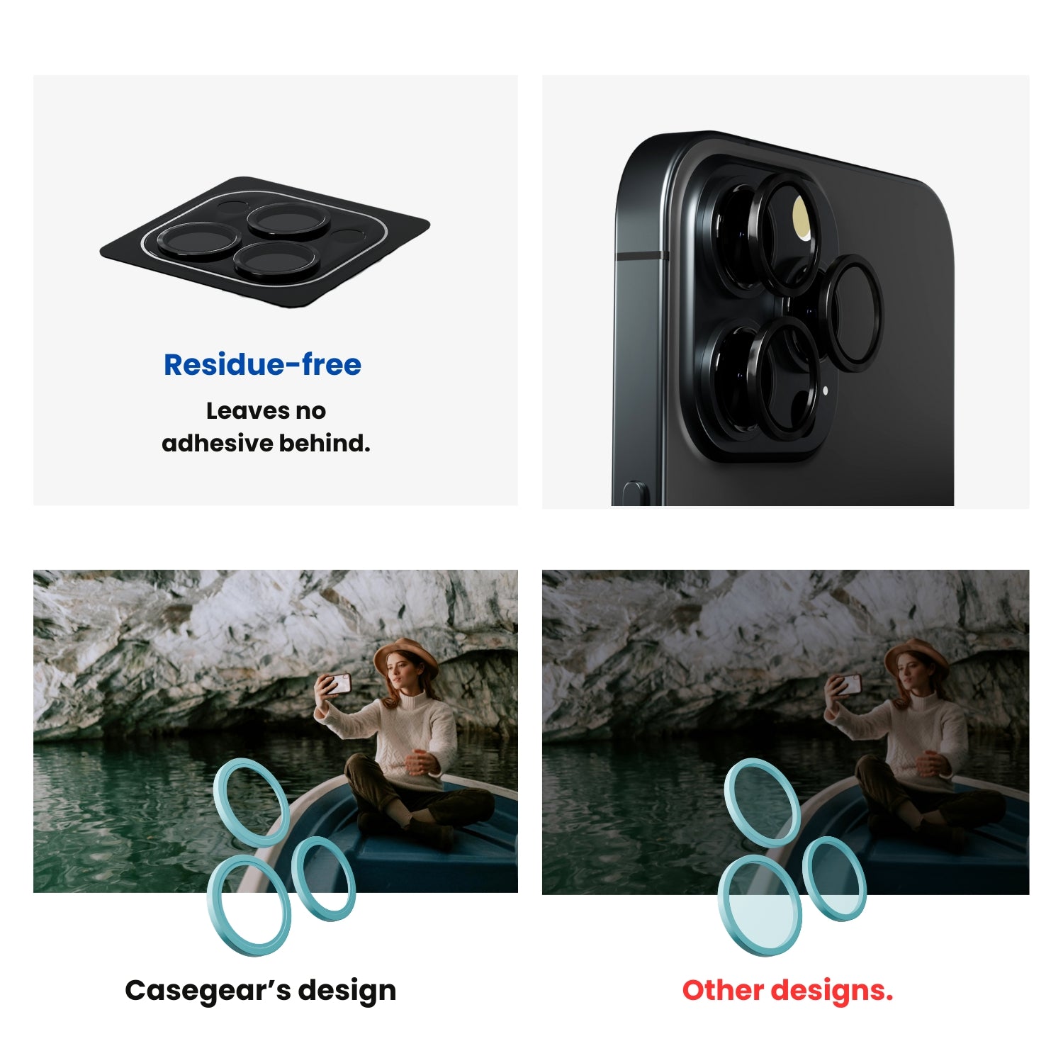 Clear Pro Lens Protector For iPhone 15 Pro Max