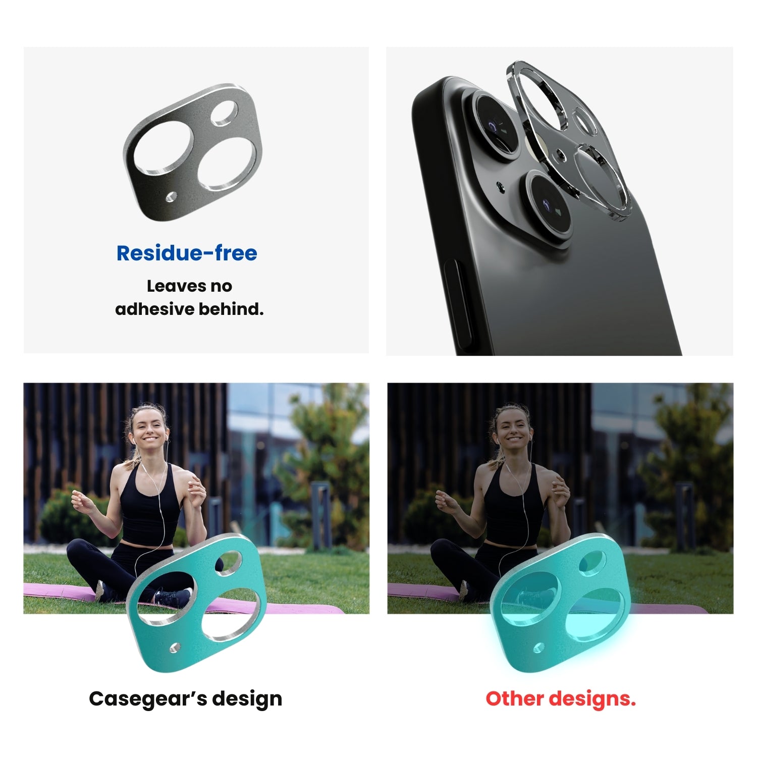 Clear Lens Protector For iPhone 15 Plus