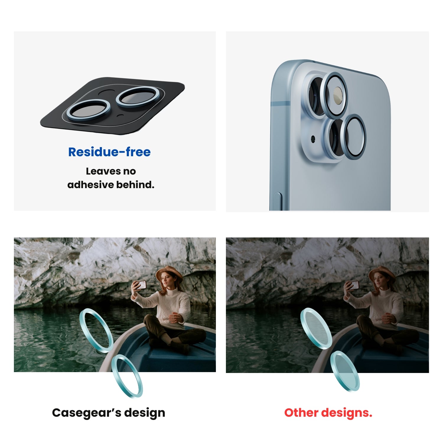 Clear Pro Lens Protector For iPhone 15 Plus