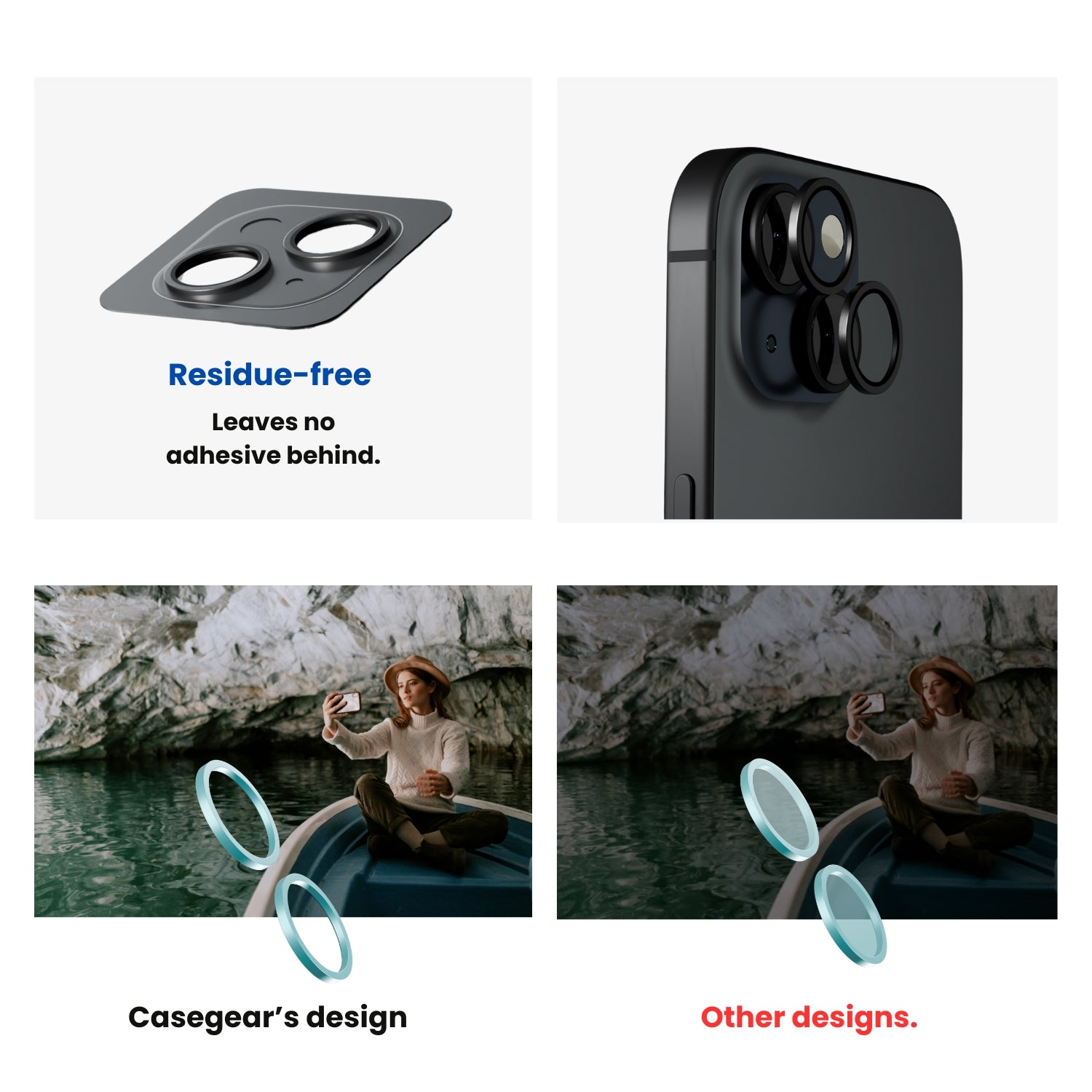Clear Pro Lens Protector For iPhone 15 Plus