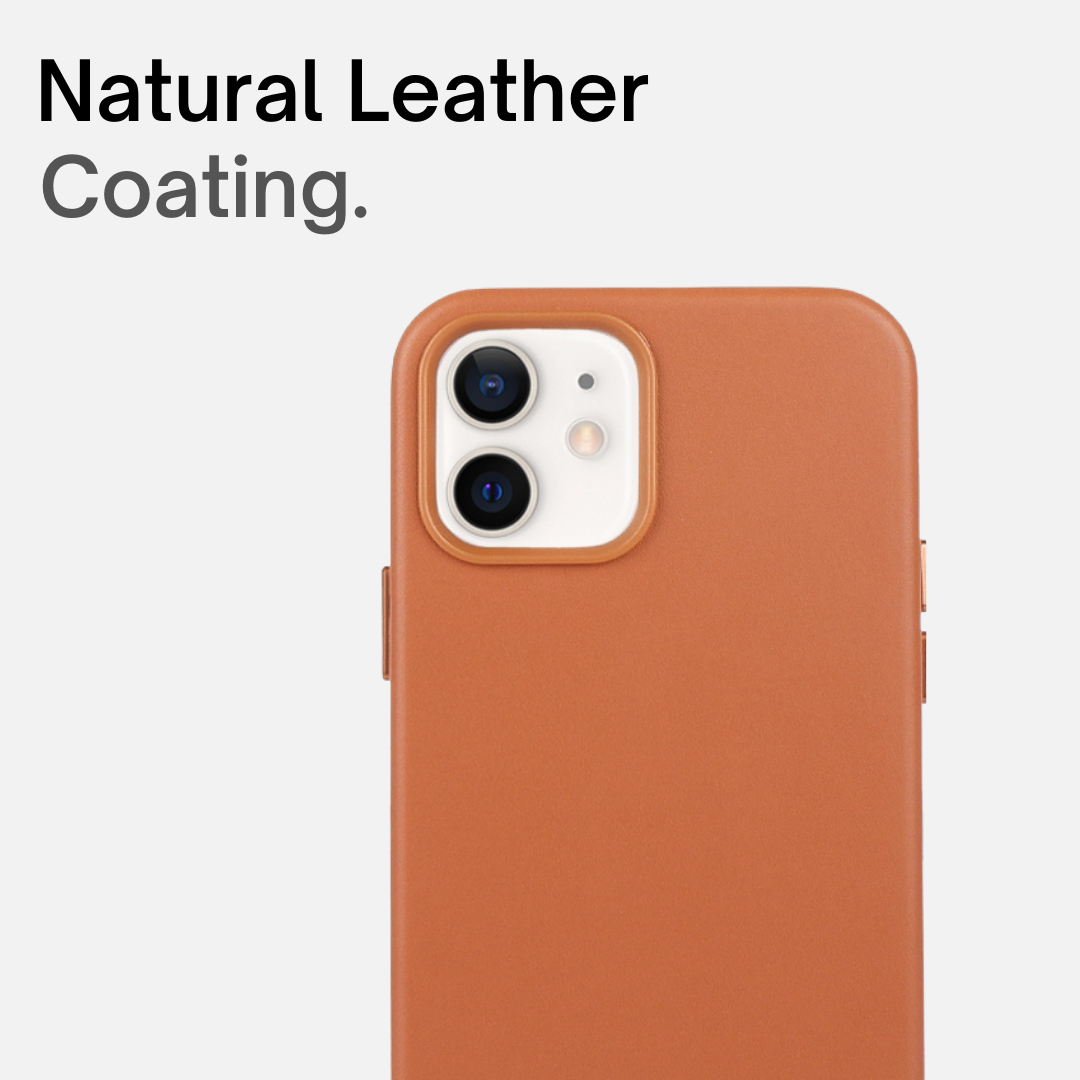 Vegan Leather Case For iPhone 12