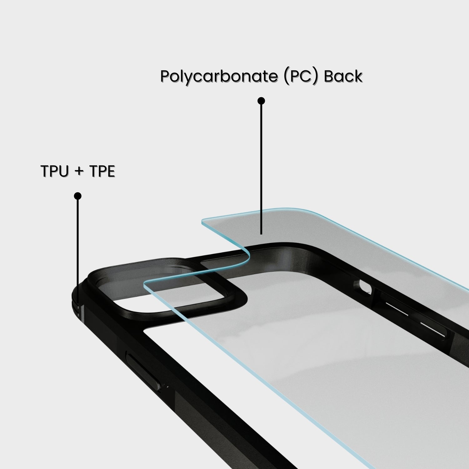 Grip Armour Case Cover For iPhone 15 Plus