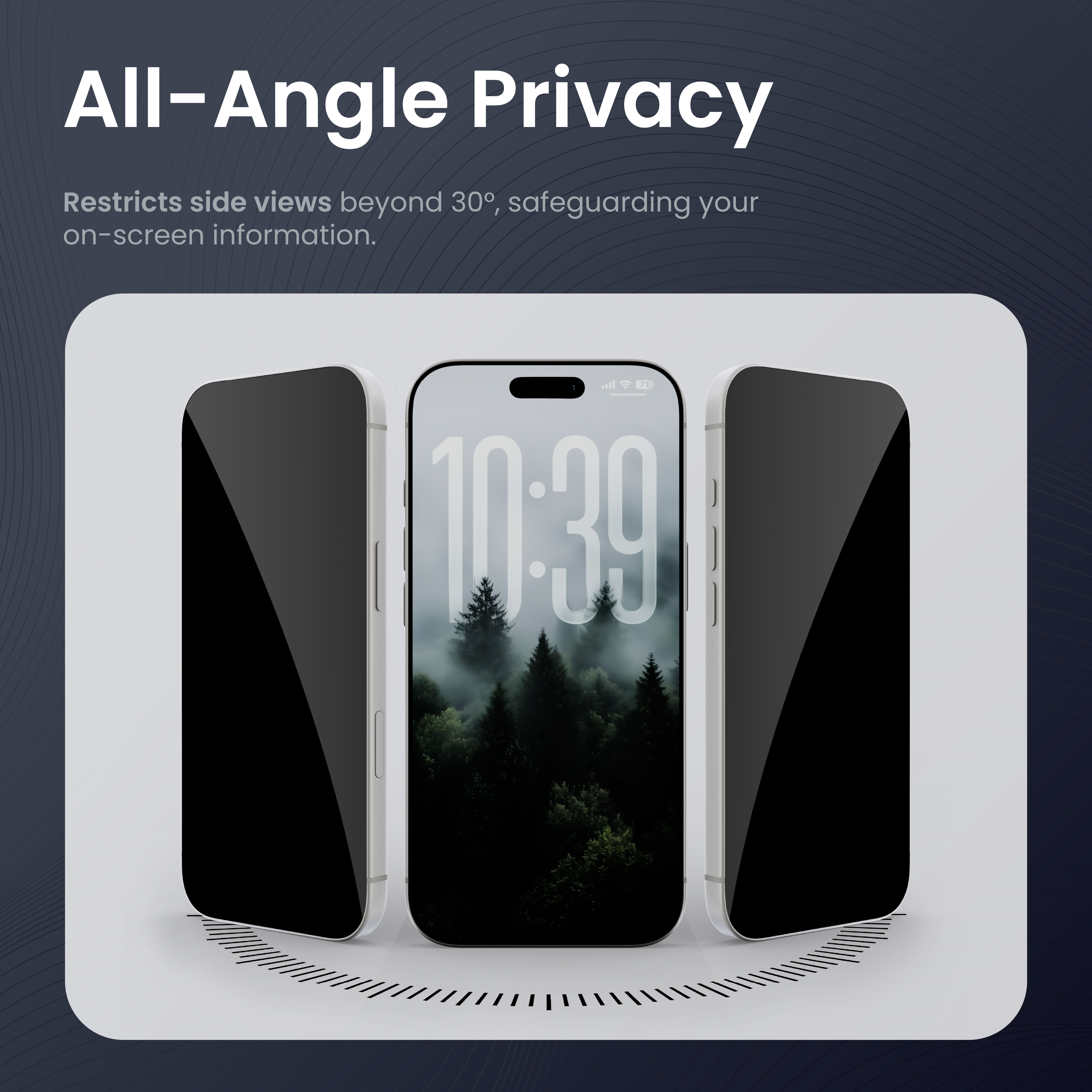 Impact Pro (Privacy) Screen Protector For iPhone 17 Pro