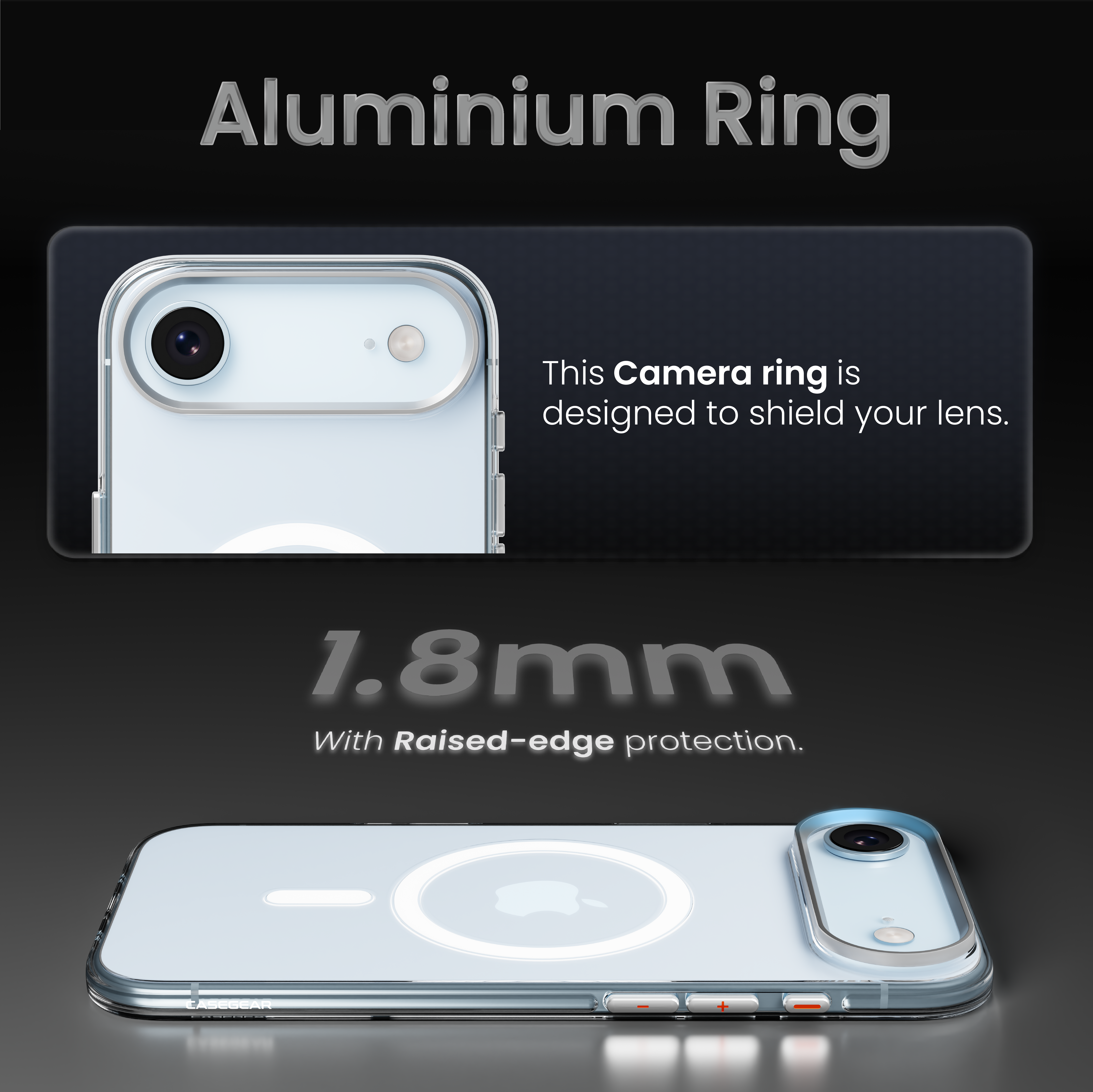 Super Crystal Case Cover For iPhone Air