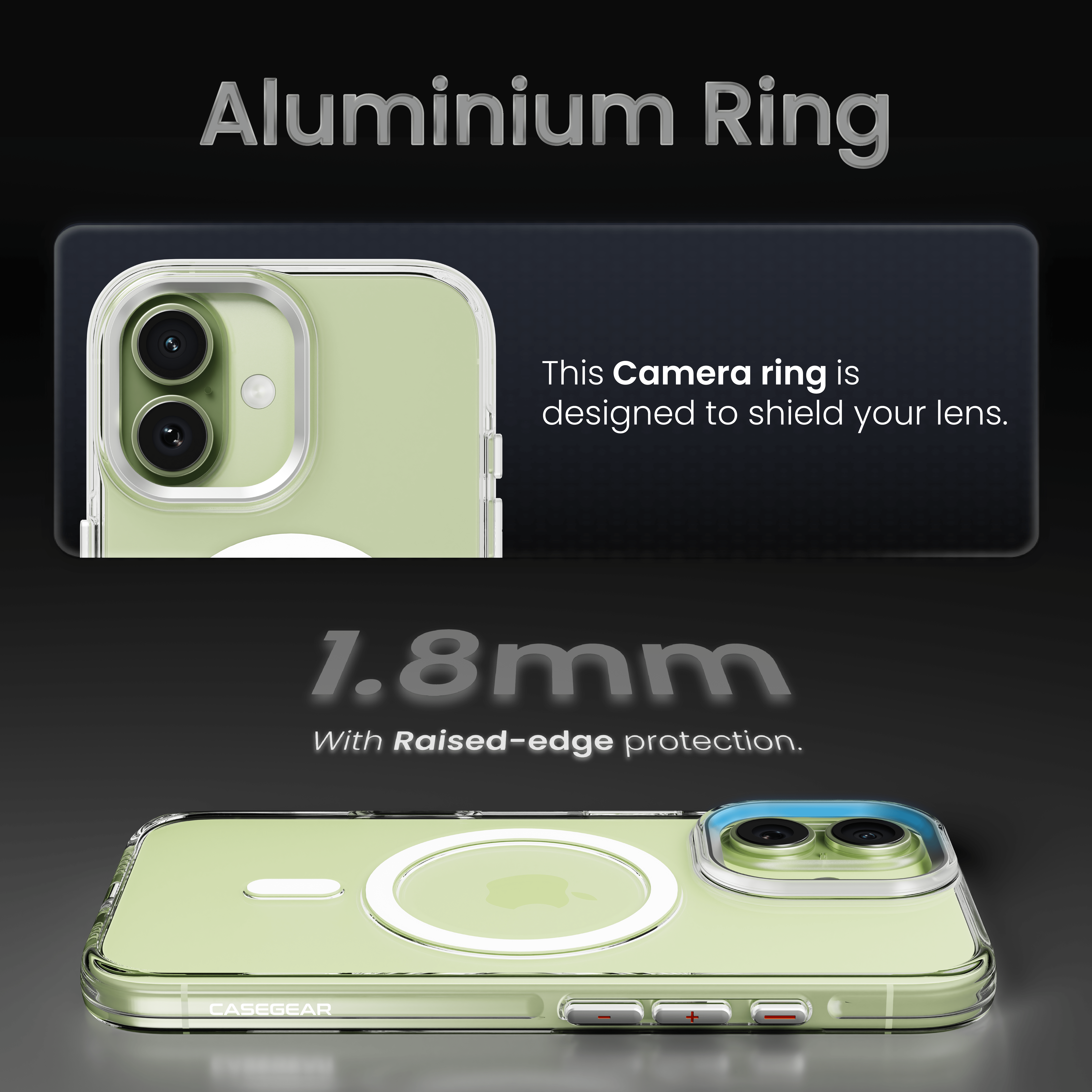 Super Crystal Case Cover For iPhone 17