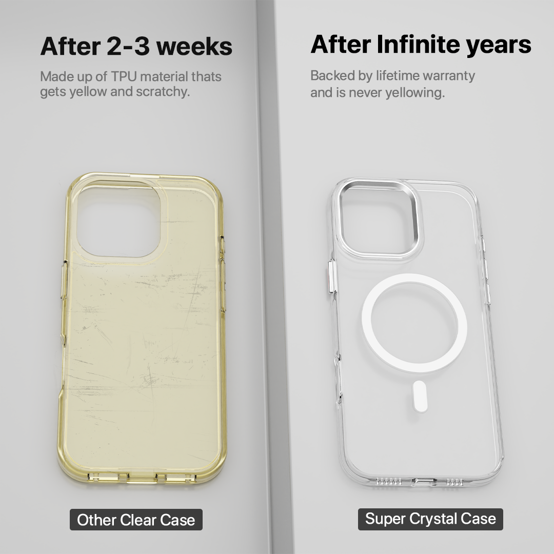 Super Crystal Case Cover For iPhone 16
