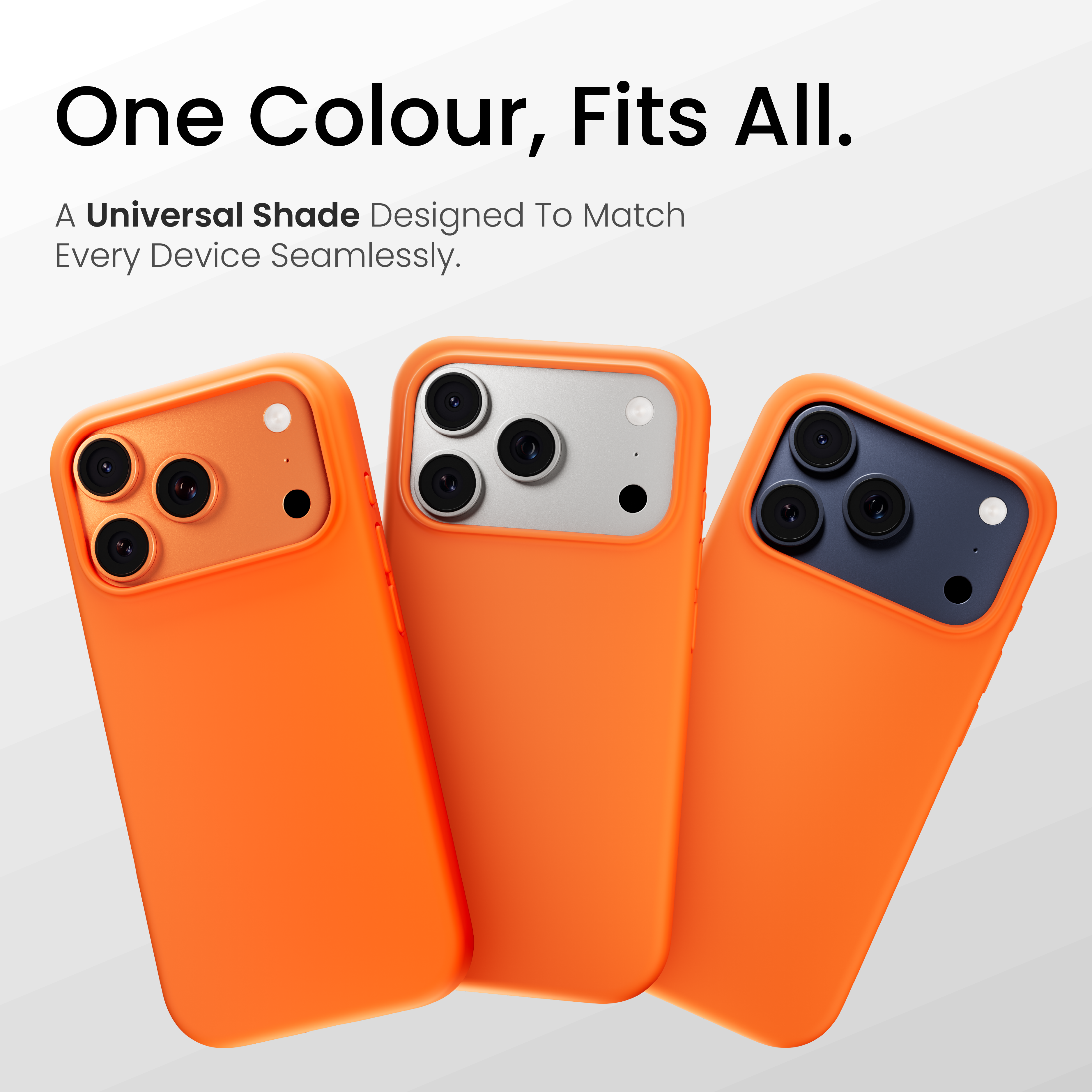 Silicone Snap Fit Case Cover For iPhone 17 Pro Max