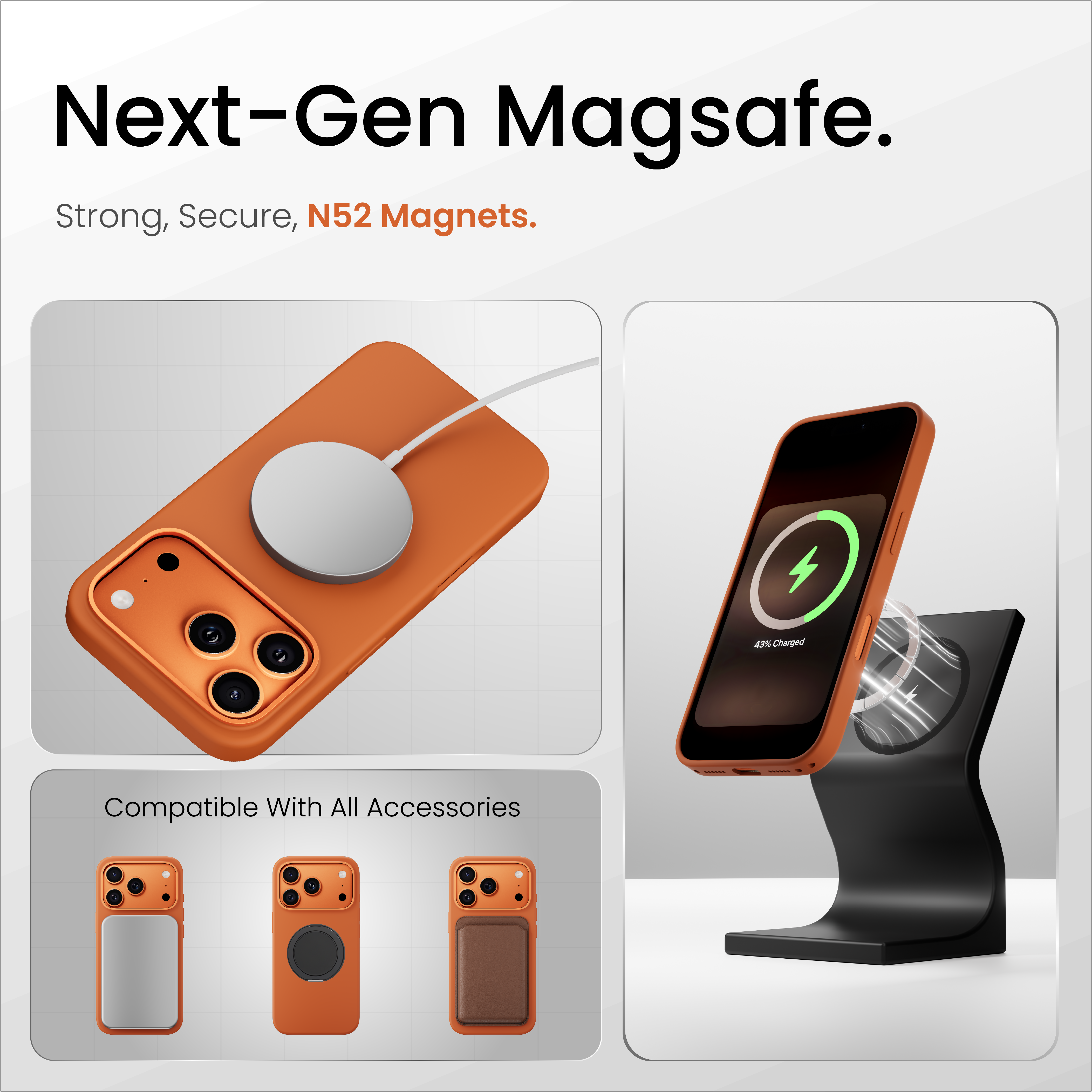 Silicone Snap Fit Case Cover For iPhone 17 Pro Max