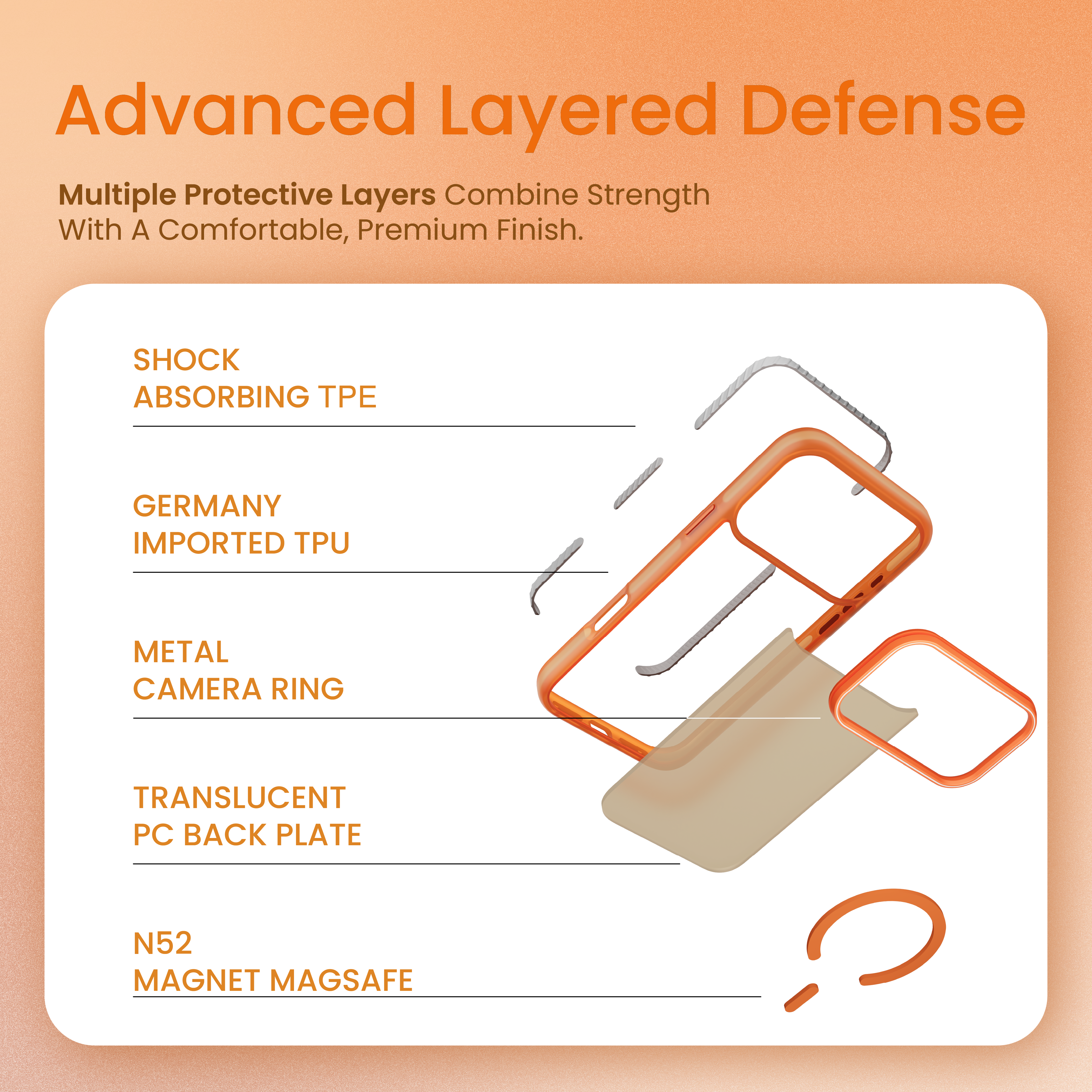 Bold Pro Case Cover For iPhone 17 Pro