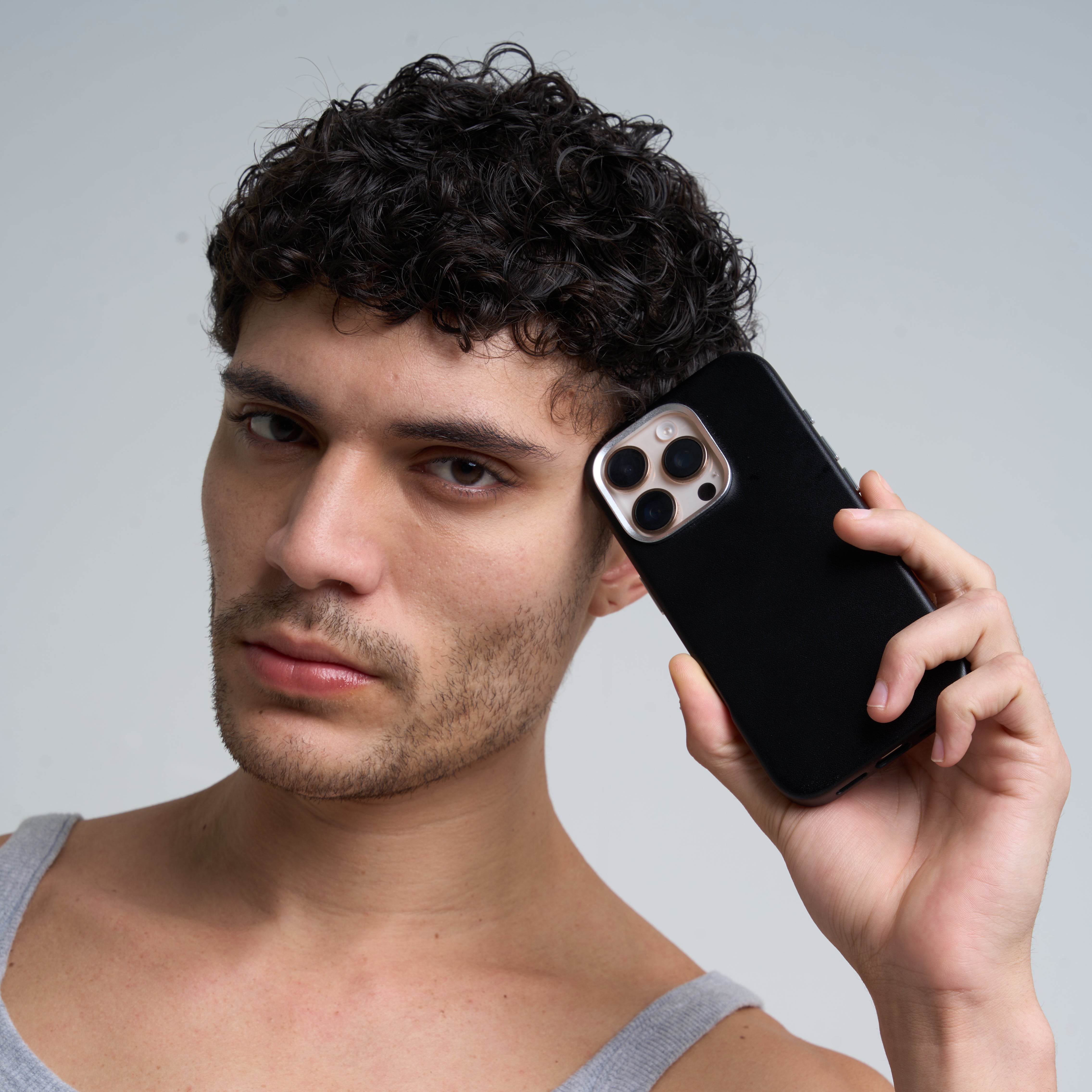 Modern Leatherite Case Cover For iPhone 16 Pro Max