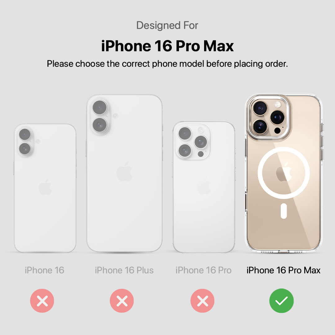 Super Crystal Case Cover For iPhone 16 Pro Max