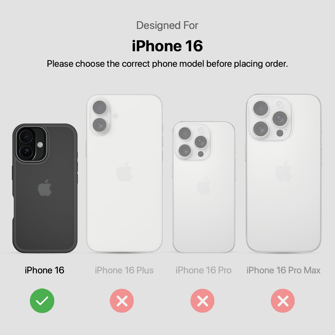 Bold Pro Case Cover For iPhone 16