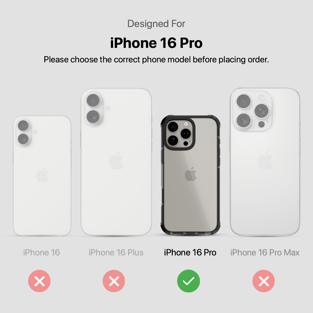 Grip Armour Case Cover For iPhone 16 Pro