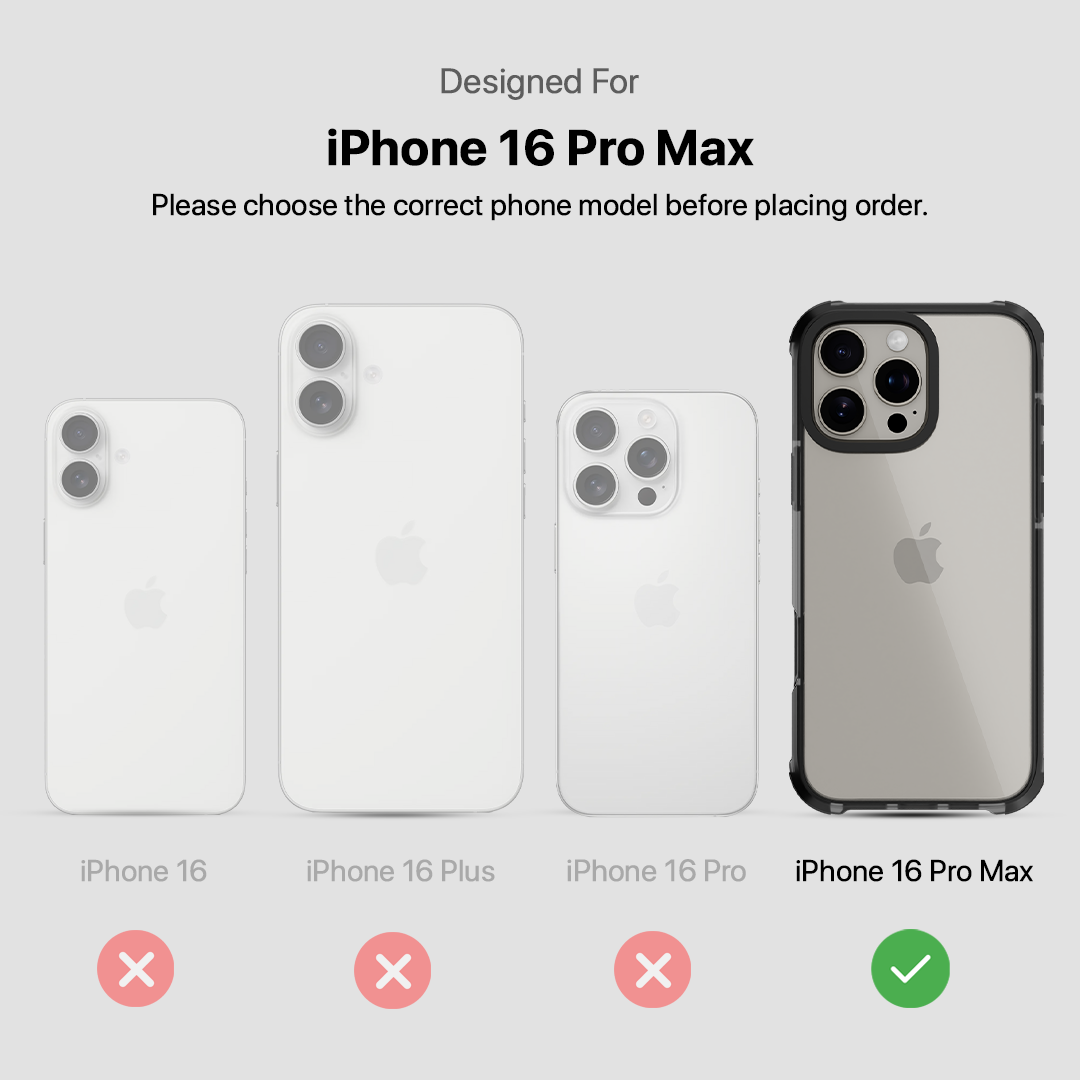 Grip Armour Case Cover For iPhone 16 Pro Max