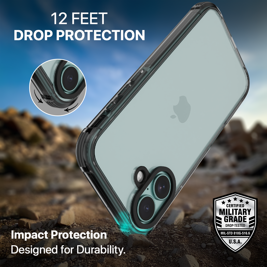 Grip Armour Case Cover For iPhone 16