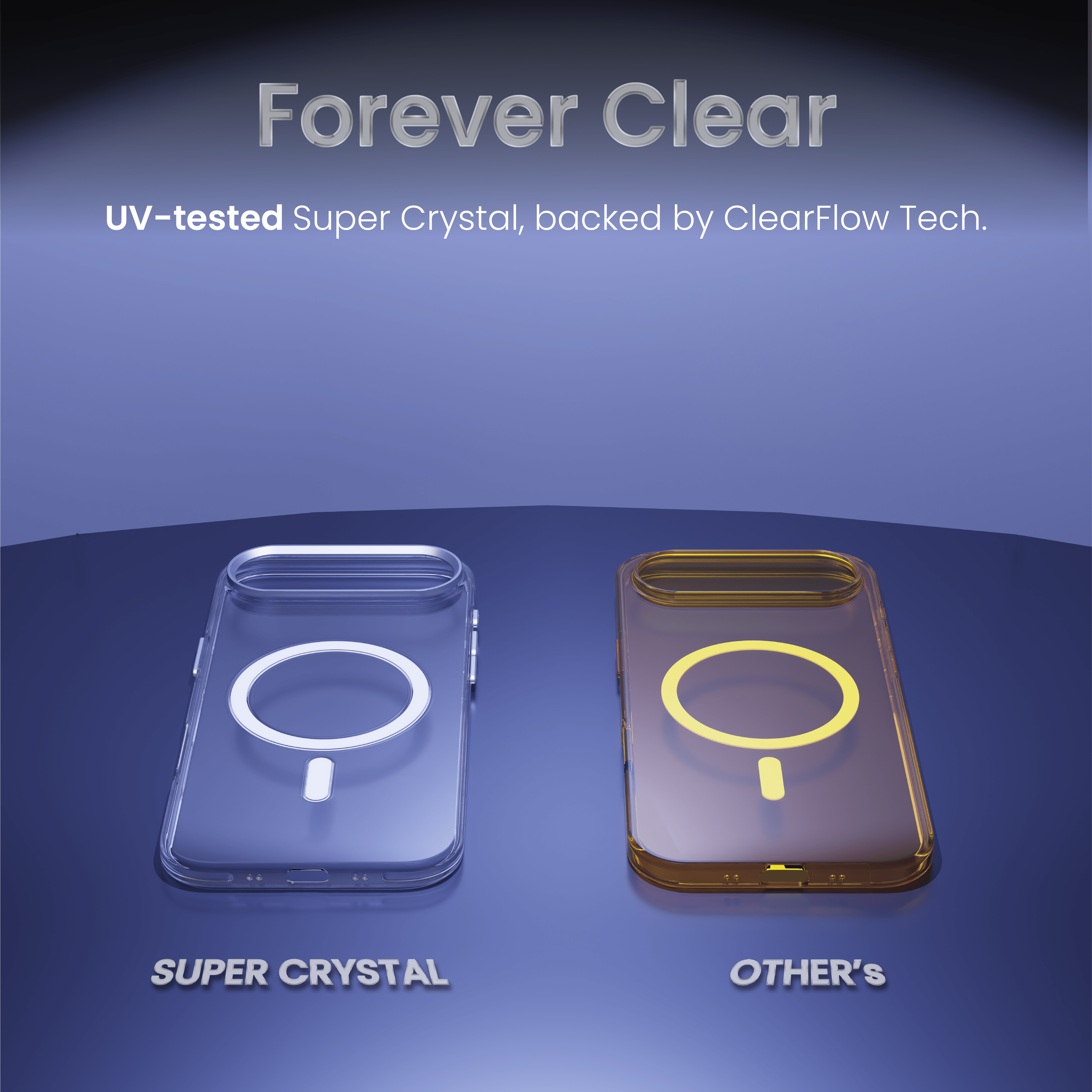 Super Crystal Case Cover For iPhone Air