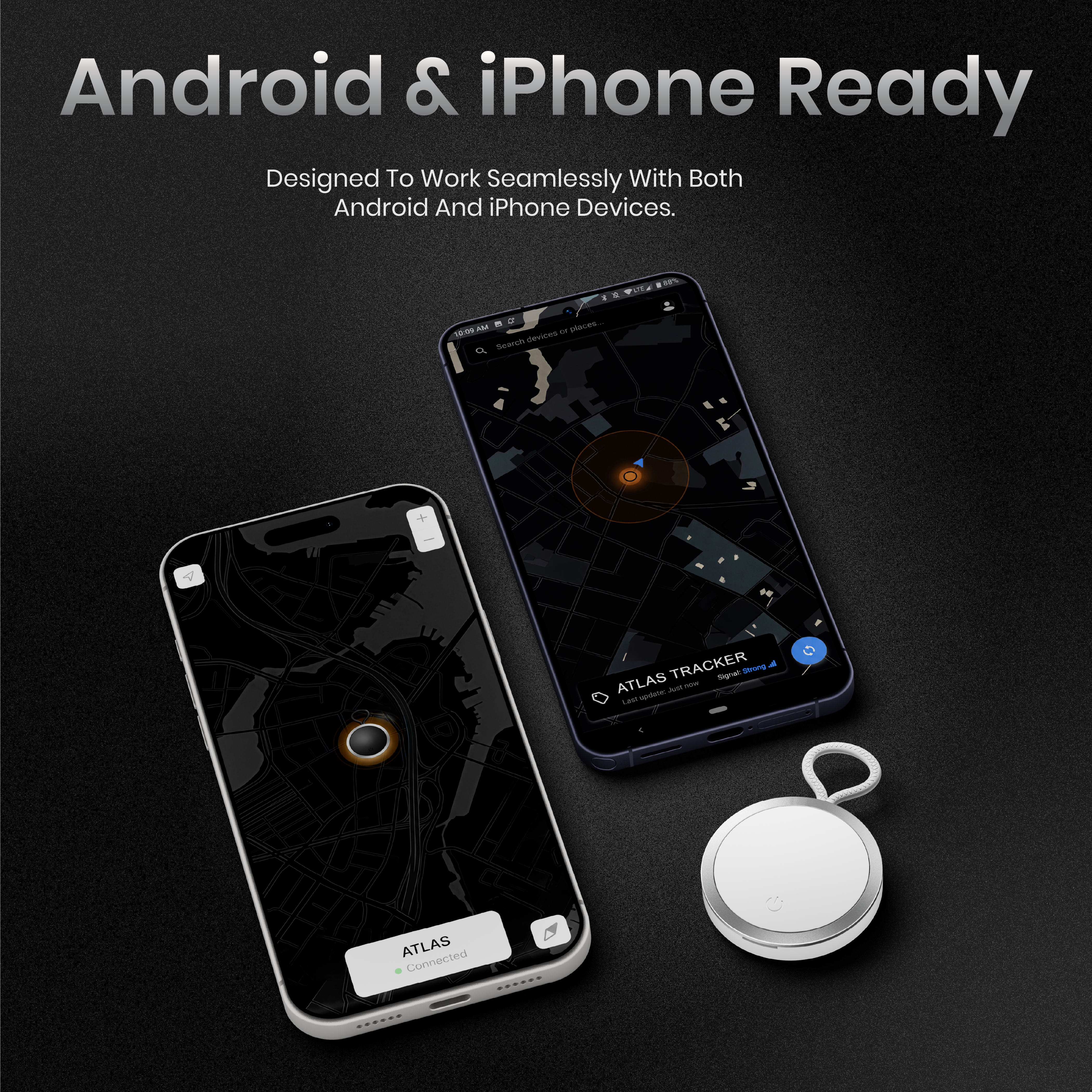 Atlas Universal Smart Tracker For Both IOS & Android