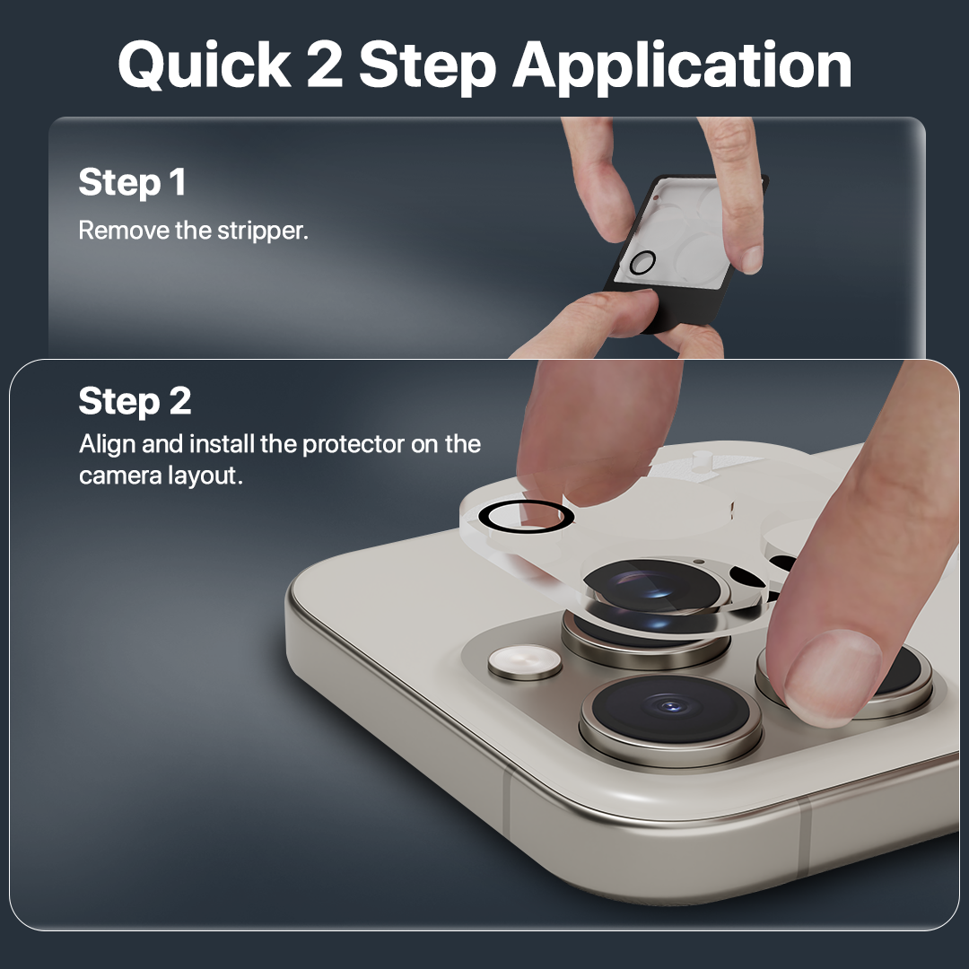 Clear Lens Protector For iPhone 16 Pro Max