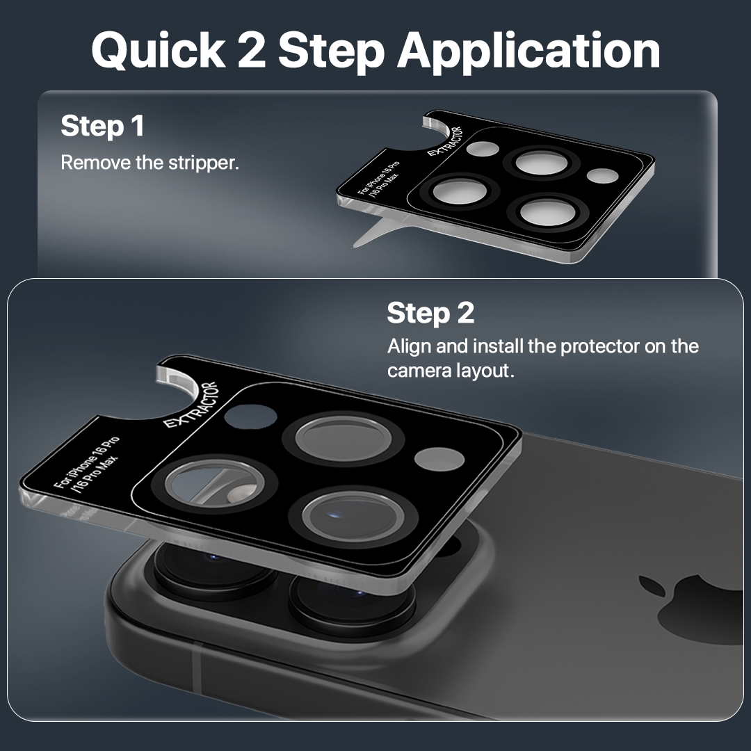 Clear Pro Lens Protector For iPhone 16 Pro