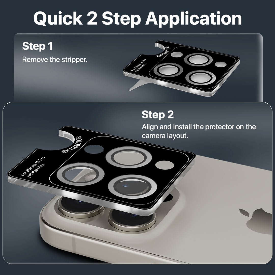 Clear Pro Lens Protector For iPhone 16 Pro