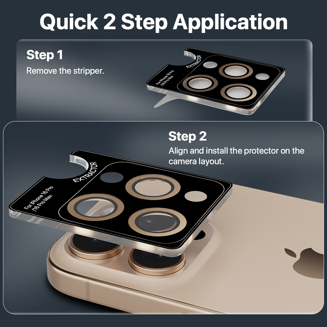 Clear Pro Lens Protector For iPhone 16 Pro