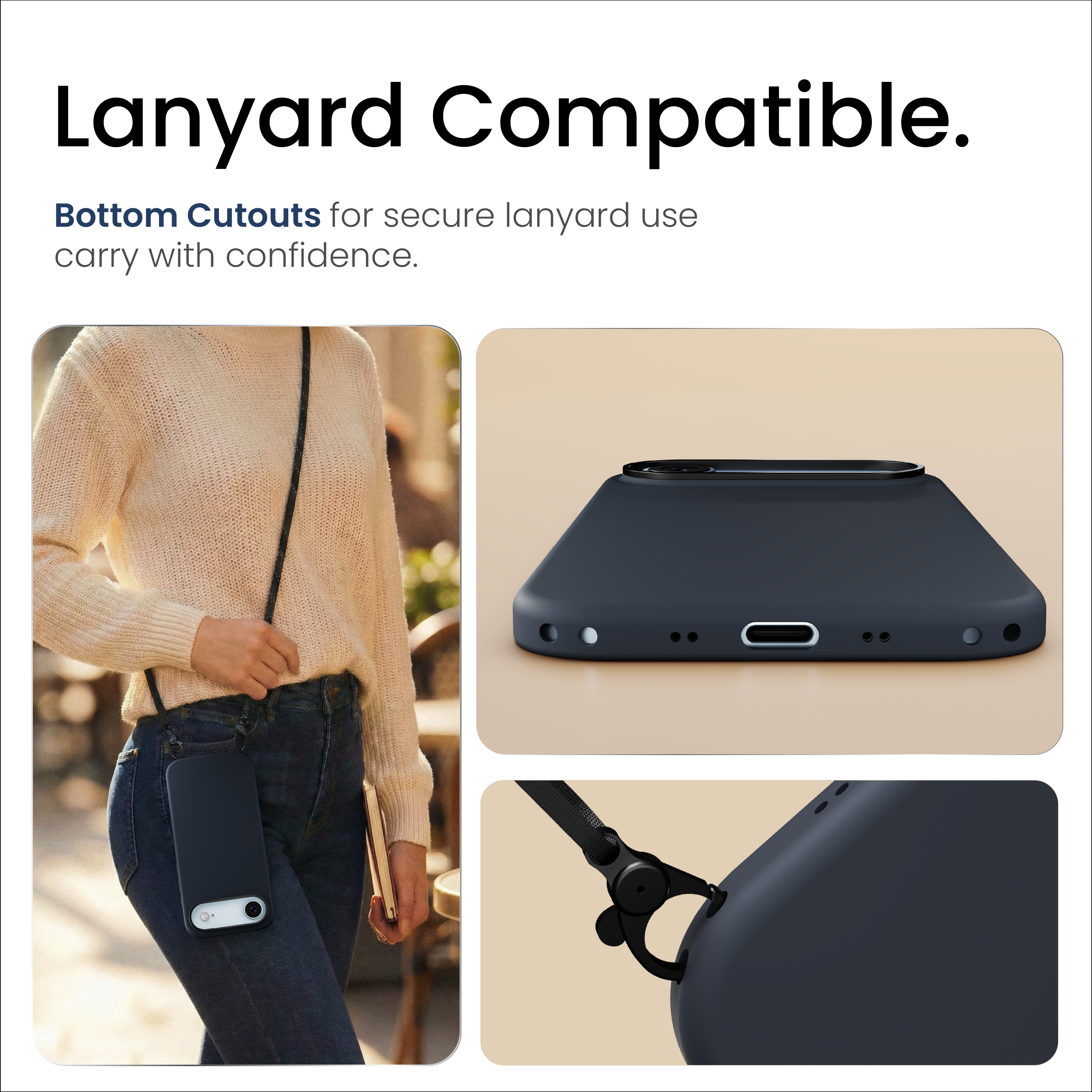 Silicone Snap Fit Case Cover For iPhone Air