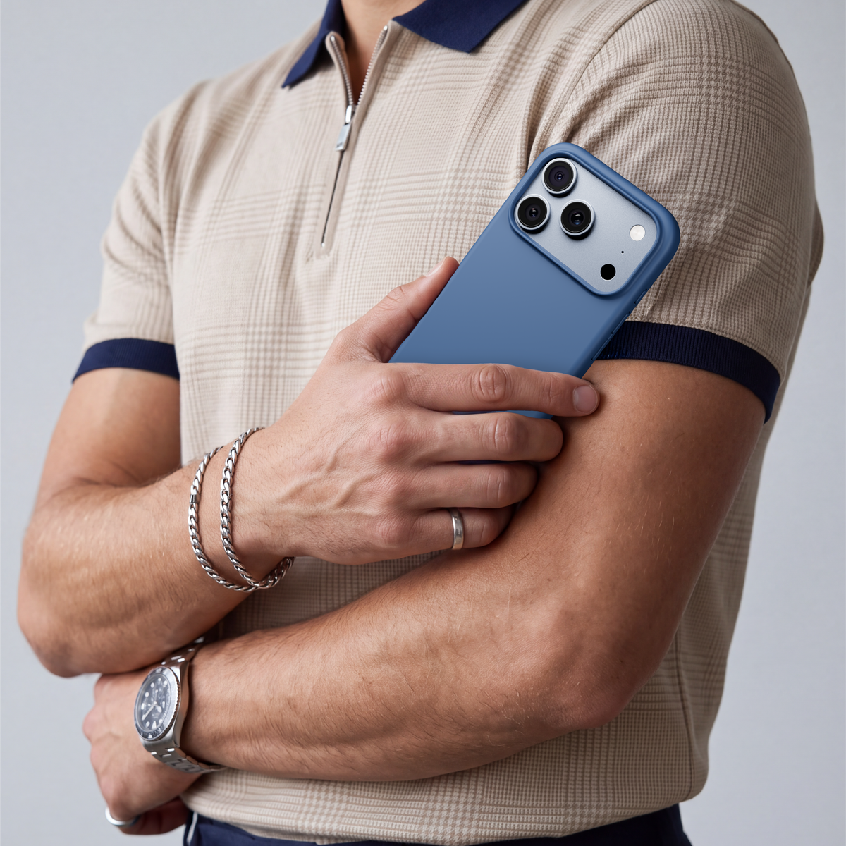 Silicone Snap Fit Case Cover For iPhone 18 Pro