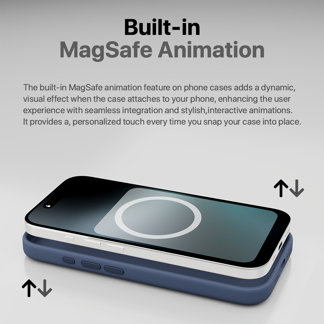 Silicone Snap Fit Case Cover For iPhone 16 Plus