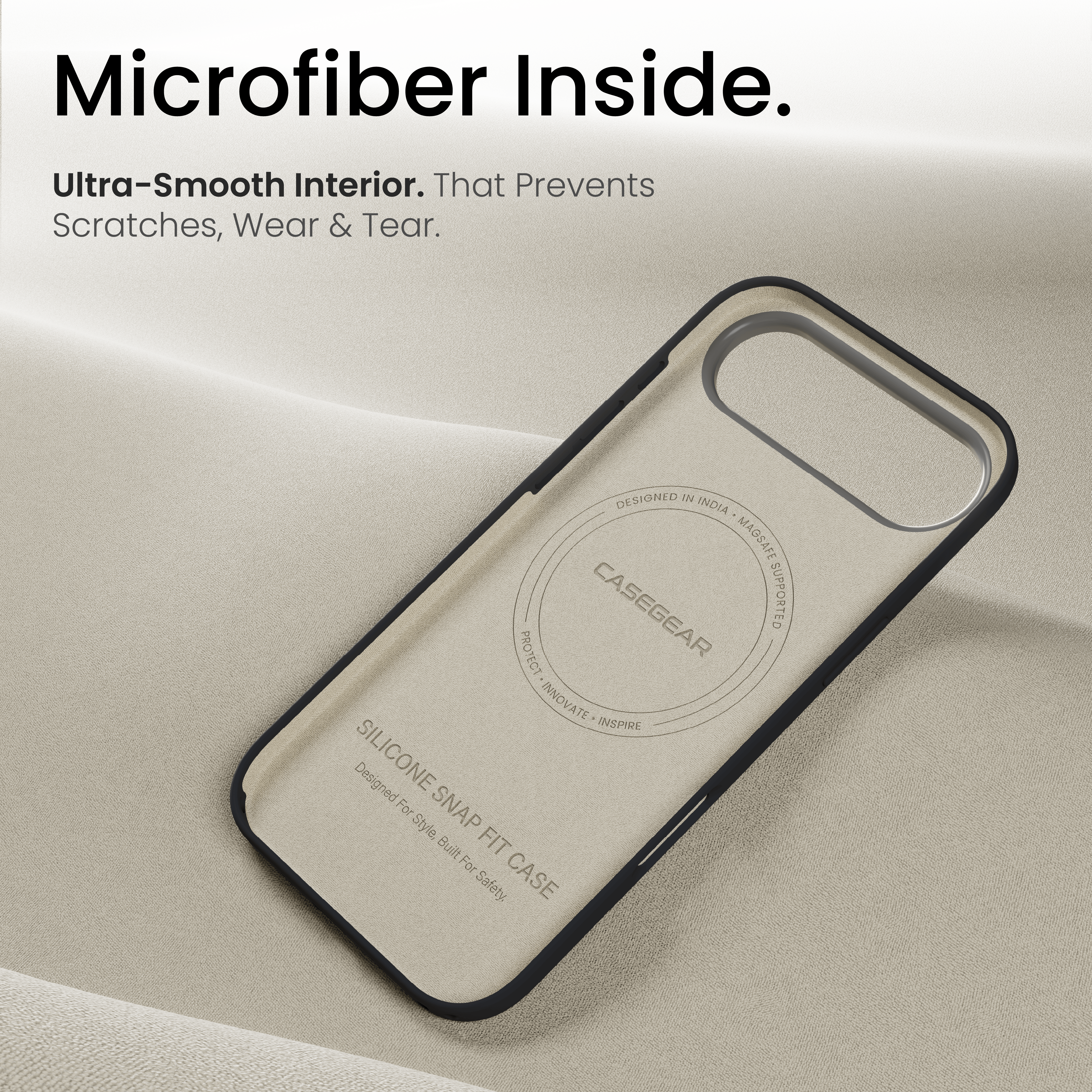 Silicone Snap Fit Case Cover For iPhone Air