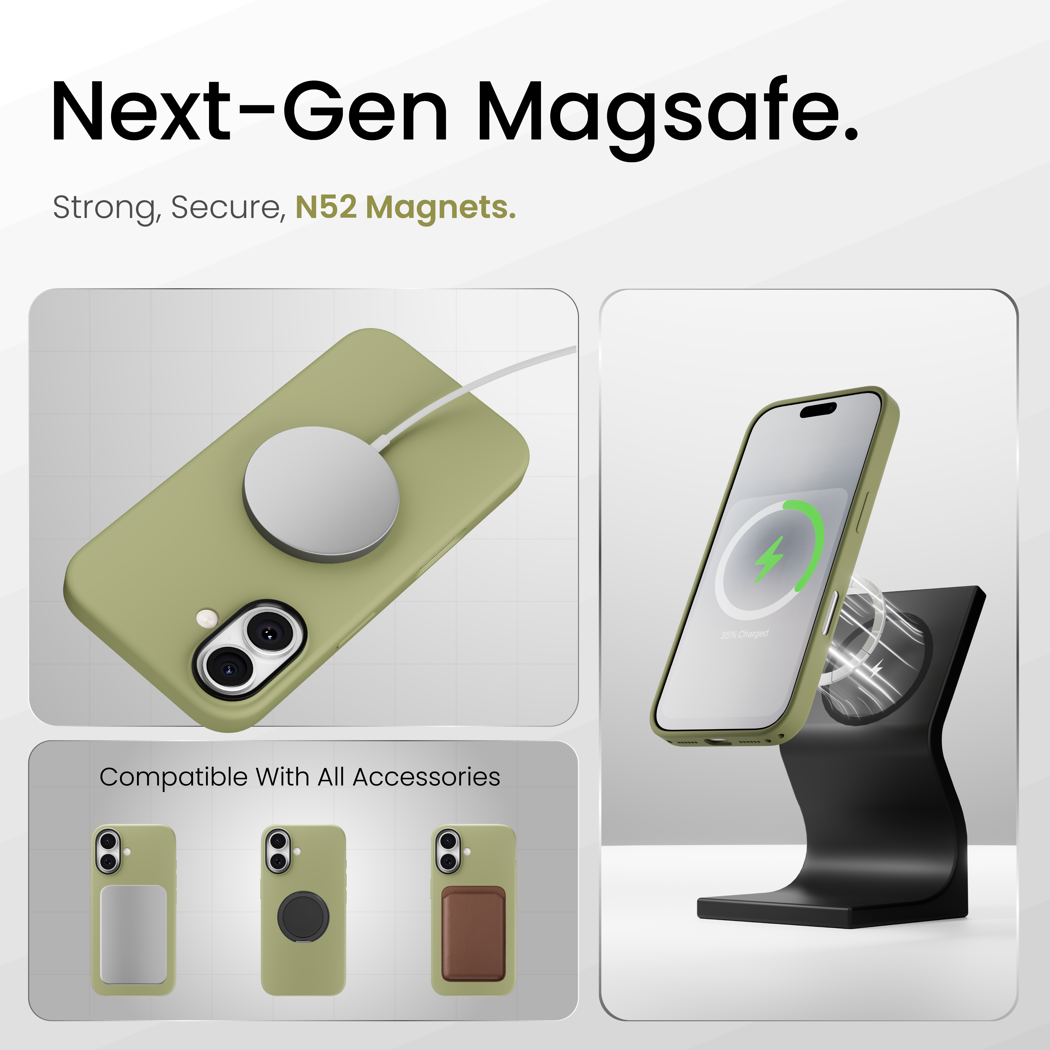 Silicone Snap Fit Case Cover For iPhone 17