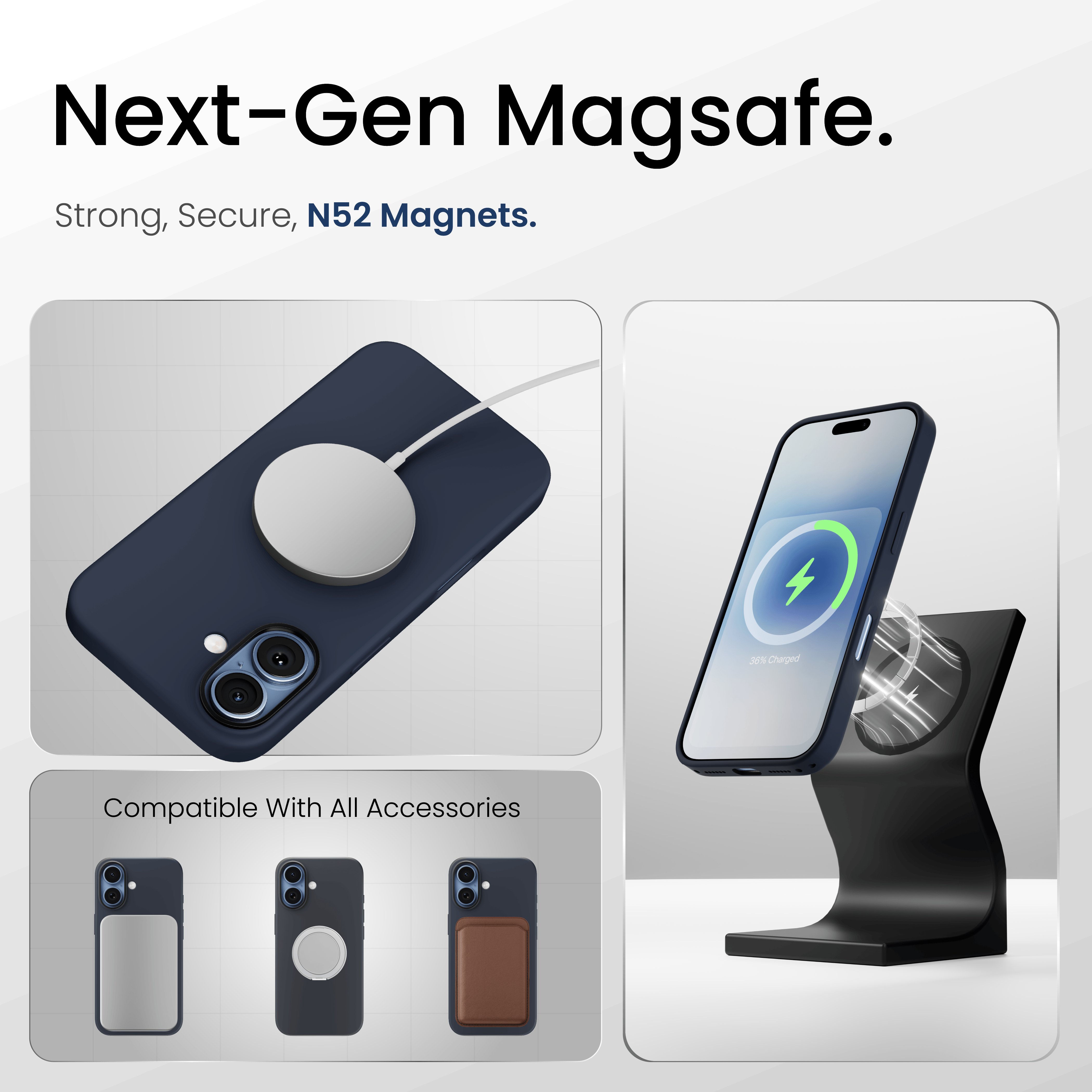 Silicone Snap Fit Case Cover For iPhone 17