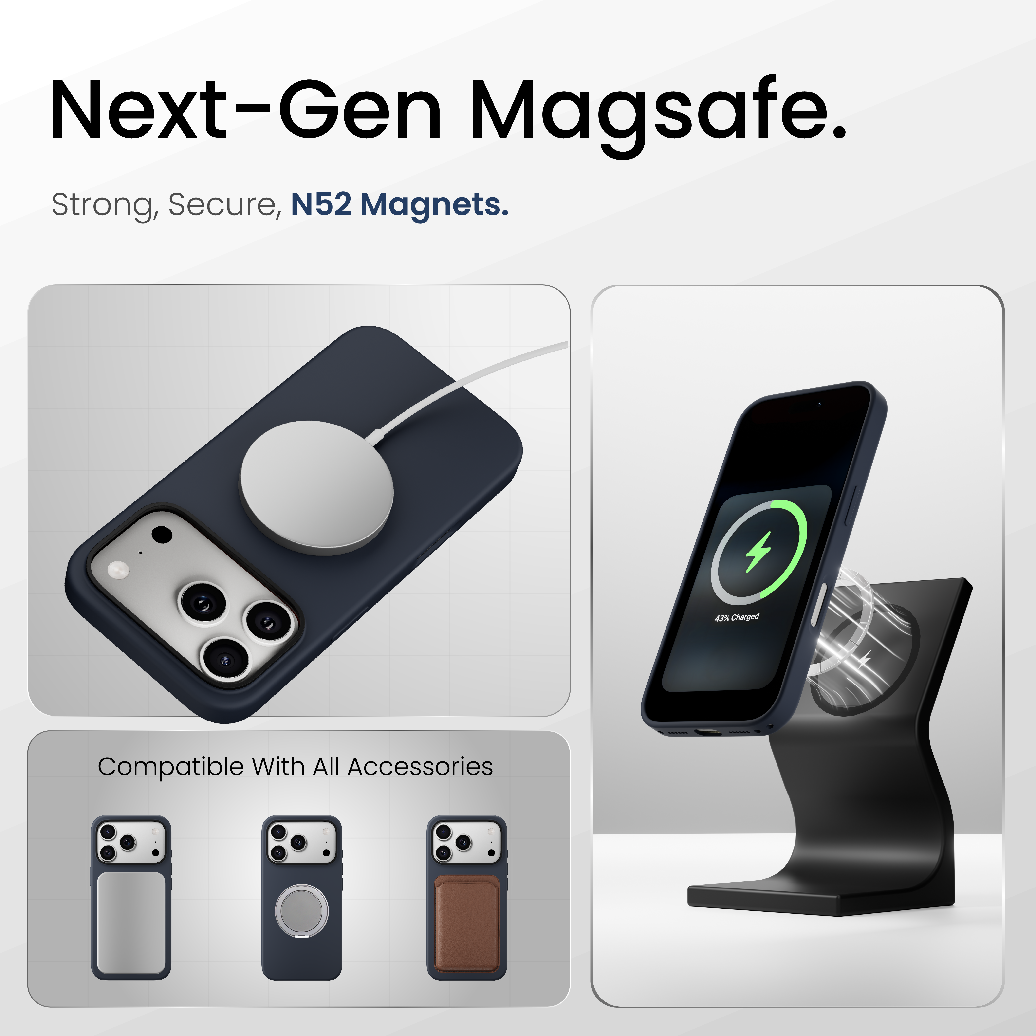 Silicone Snap Fit Case Cover For iPhone 17 Pro Max