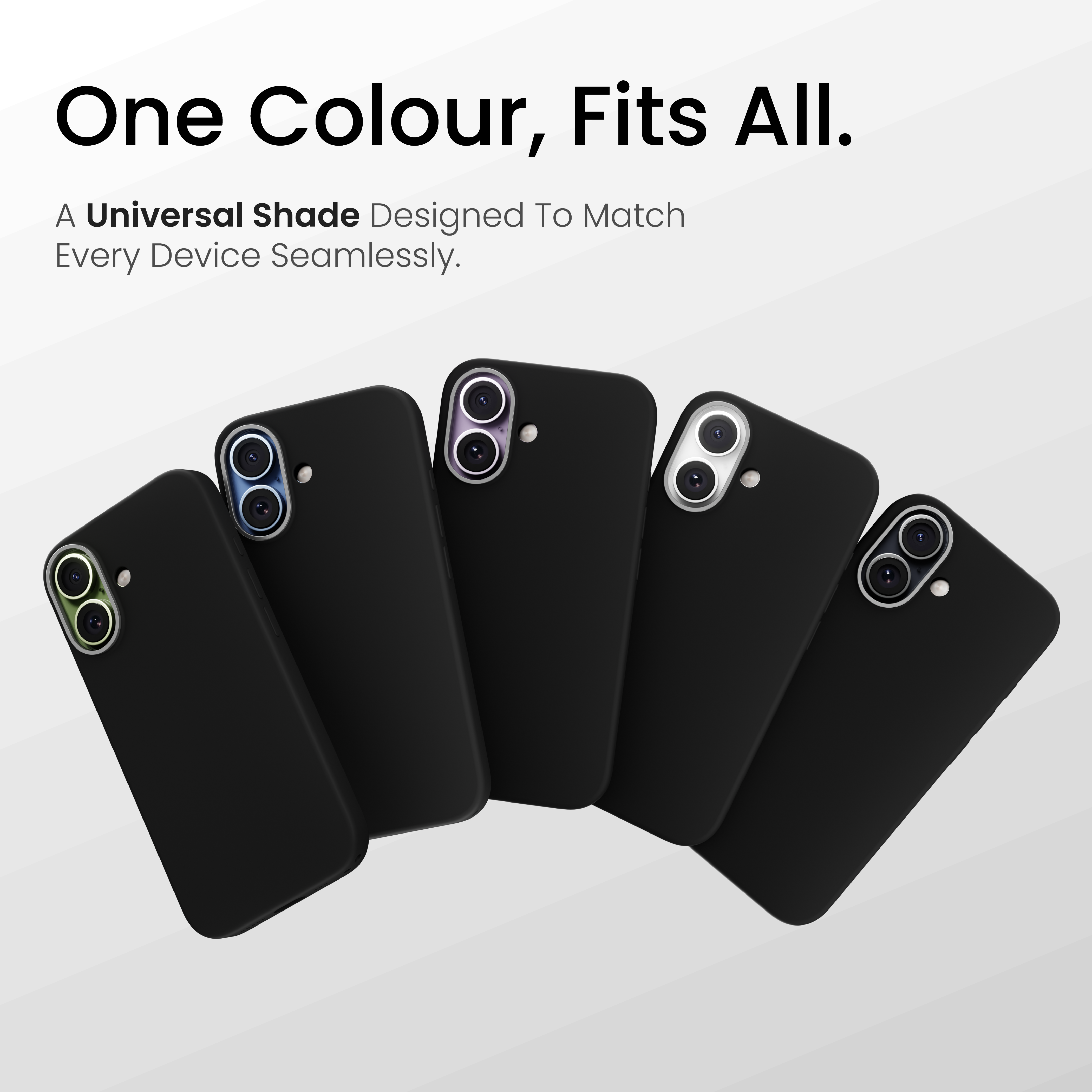 Silicone Snap Fit Case Cover For iPhone 17