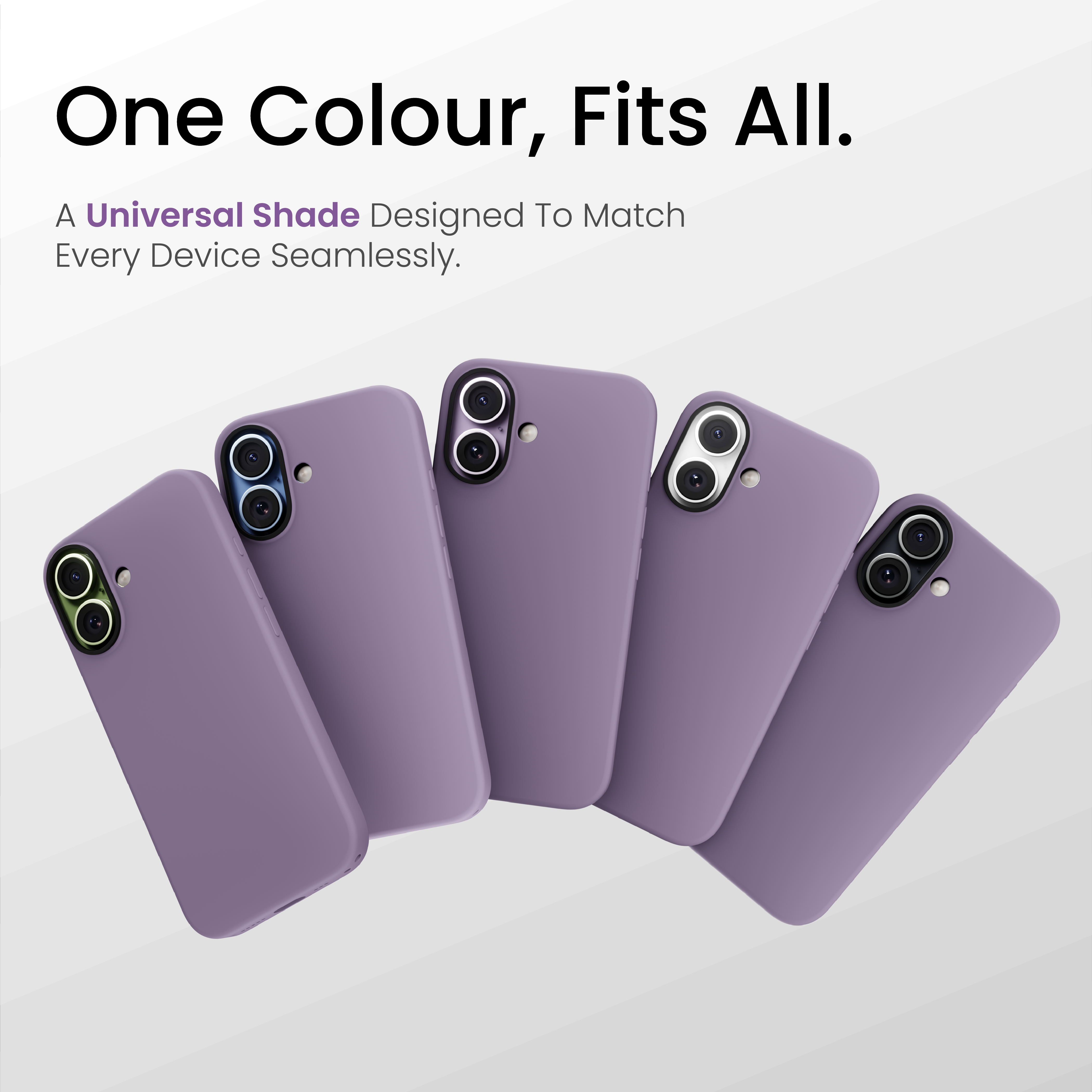 Silicone Snap Fit Case Cover For iPhone 17