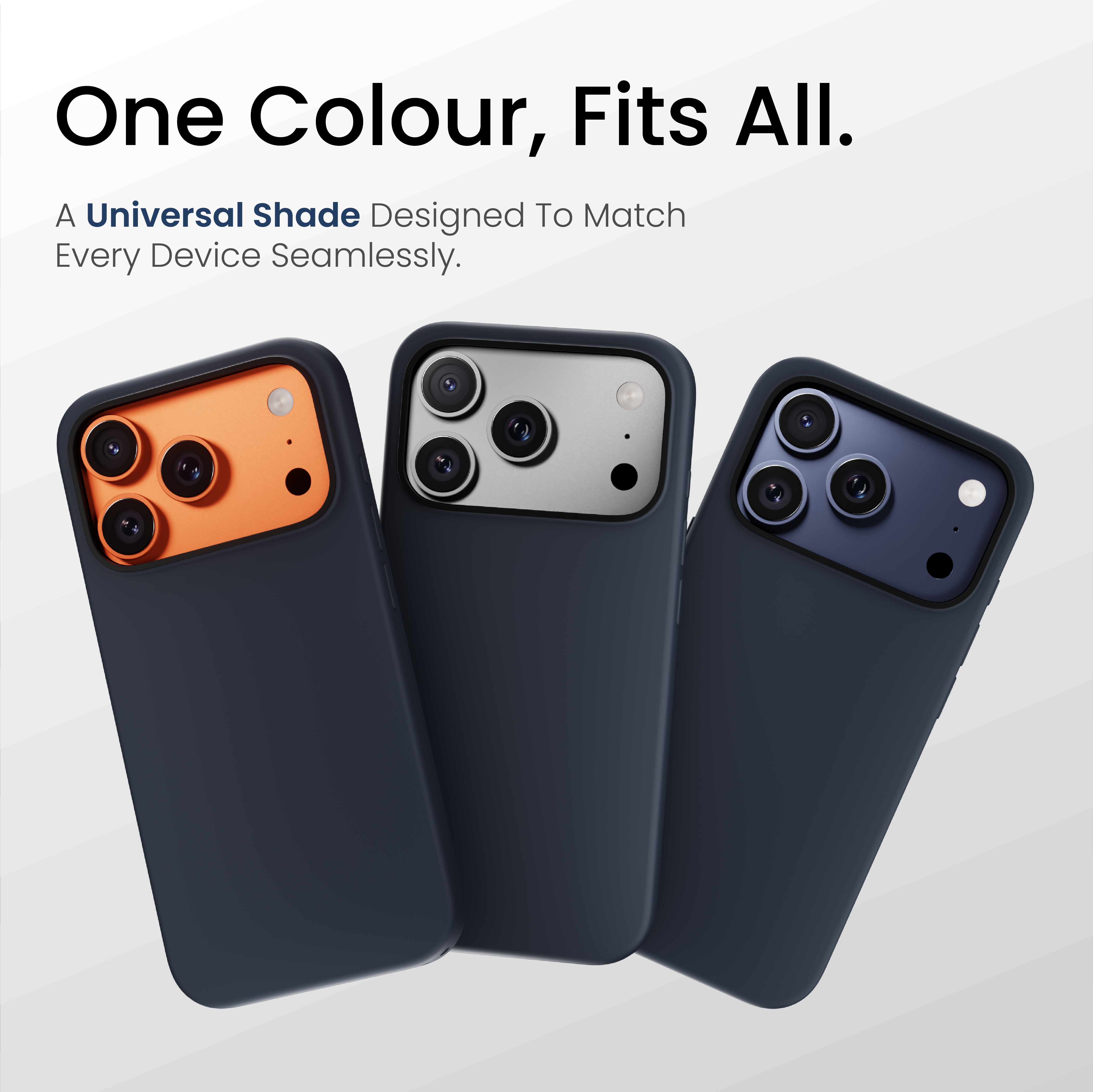 Silicone Snap Fit Case Cover For iPhone 17 Pro Max